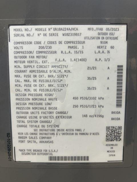 2 Ton Inverter Split-System Communicating Air Conditioner 208-230/60/1 R410A 18 SEER2 - Image 4