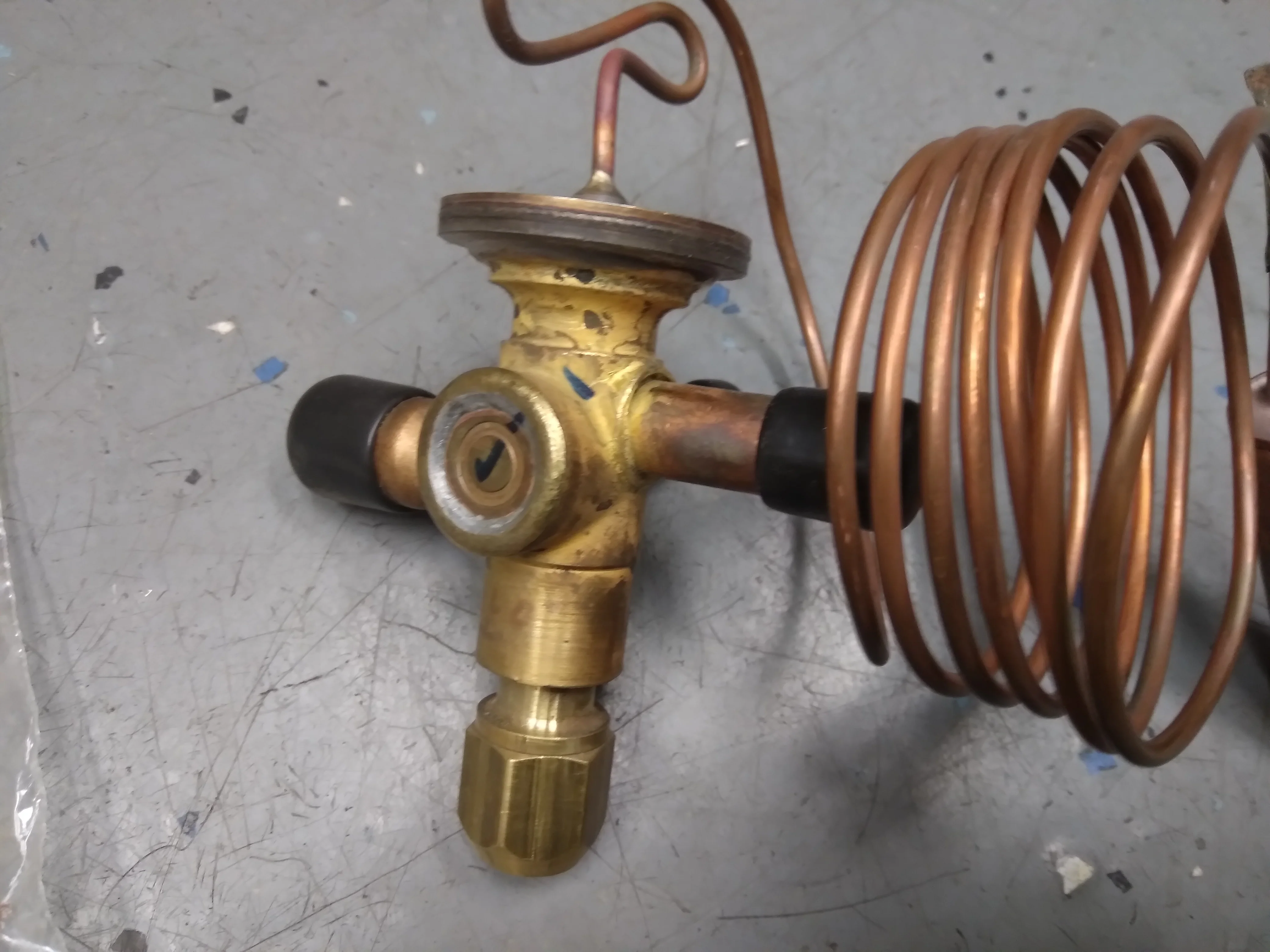2 Ton ODF Thermostatic Expansion Valve w/5" Capillary R-410A - Image 4