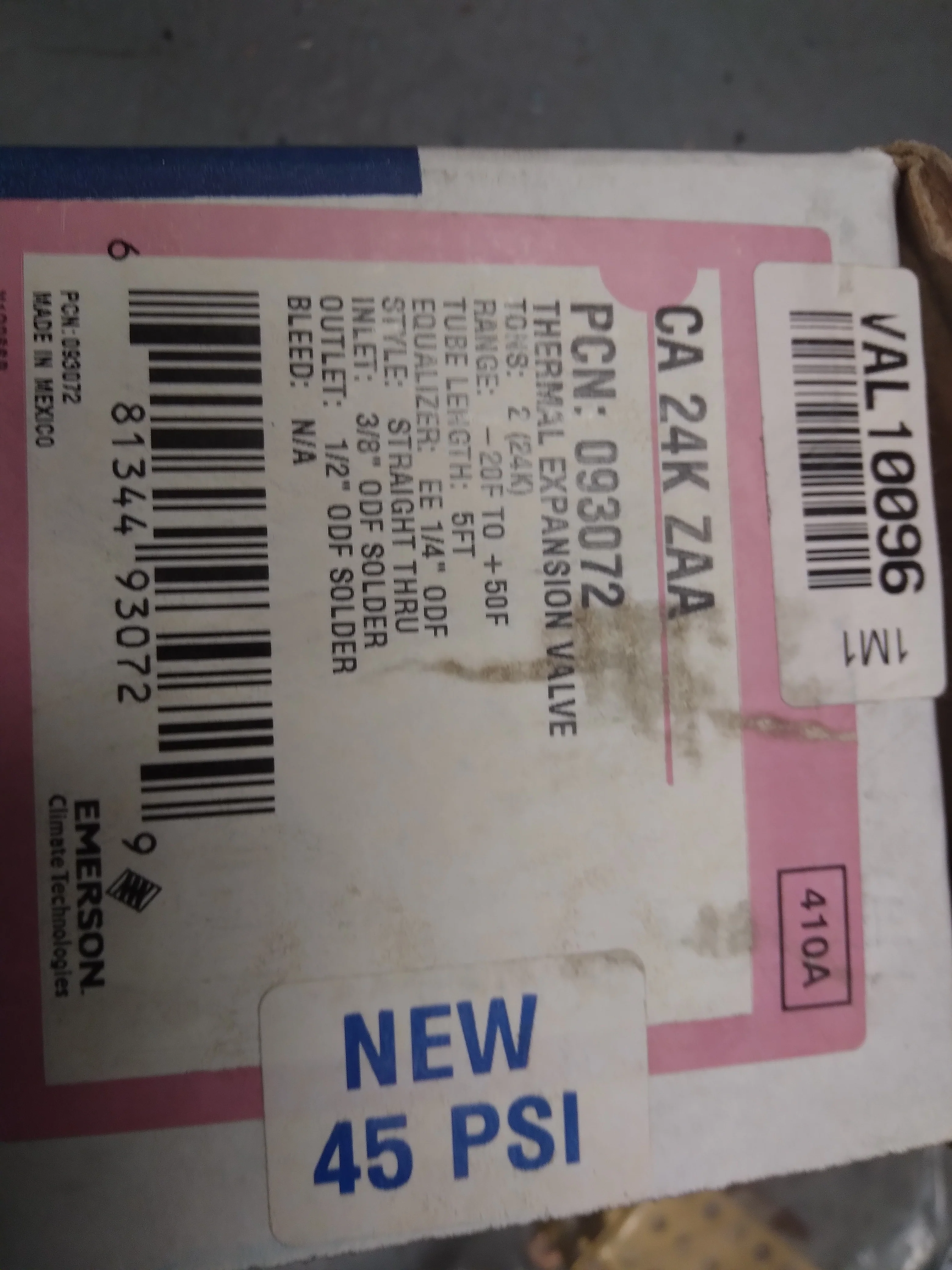 2 Ton ODF Thermostatic Expansion Valve w/5" Capillary R-410A - Image 6