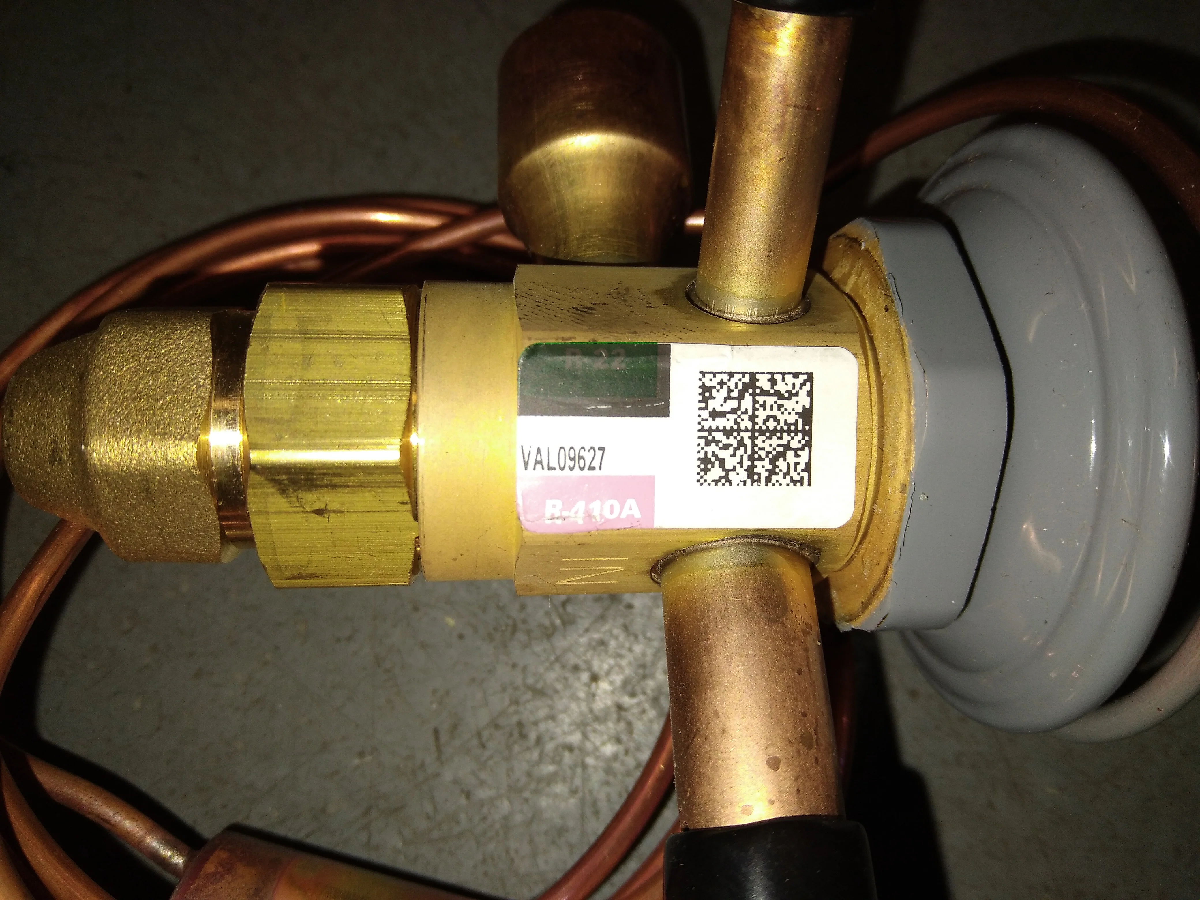 2 Ton ODF Thermostatic Expansion Valve w/5" Capillary R-410A - Image 4