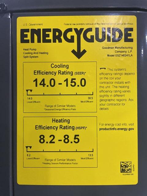 2 Ton Single Stage Split-System Heat Pump, 15 Seer 208-230/60/1 R-410A - Image 5