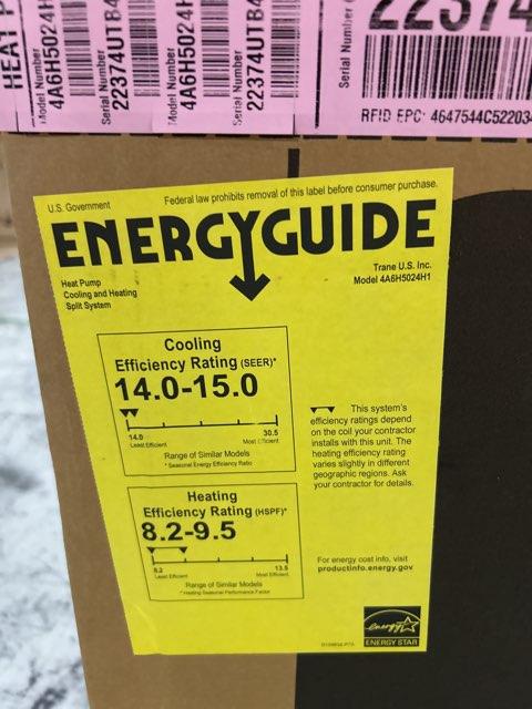 2 Ton Single-Stage Split-System Heat Pump 208-230/60/1 R410A 15 SEER - Image 4