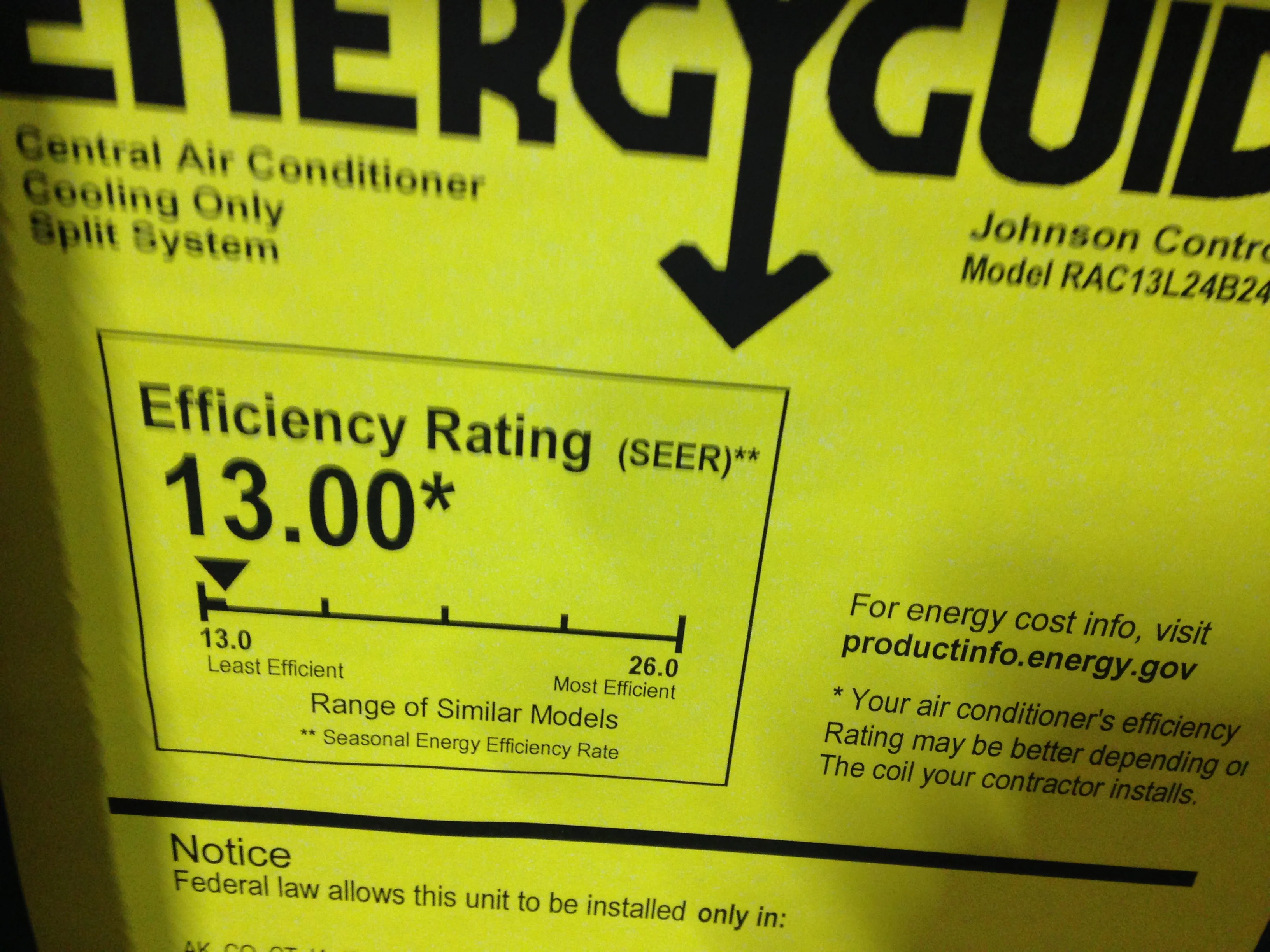 2 Ton Split System Air Conditioner, 13 Seer 208-230/60/1 R-410A - Image 5