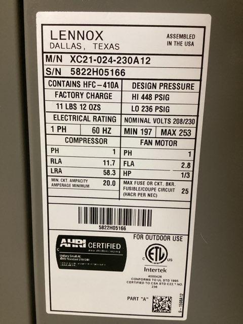 2 Ton Two Stage Split-System Communicating Air Conditioner 208-230/60/1 R410A 21 SEER - Image 3