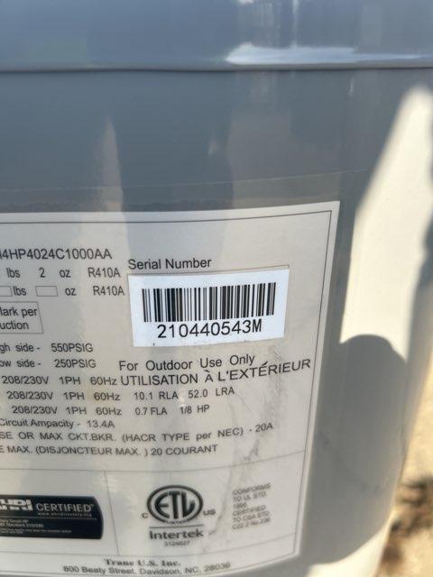 2 Ton Split-System Heat Pump; 208-230/60/1, R-410A, 14 SEER - Image 3