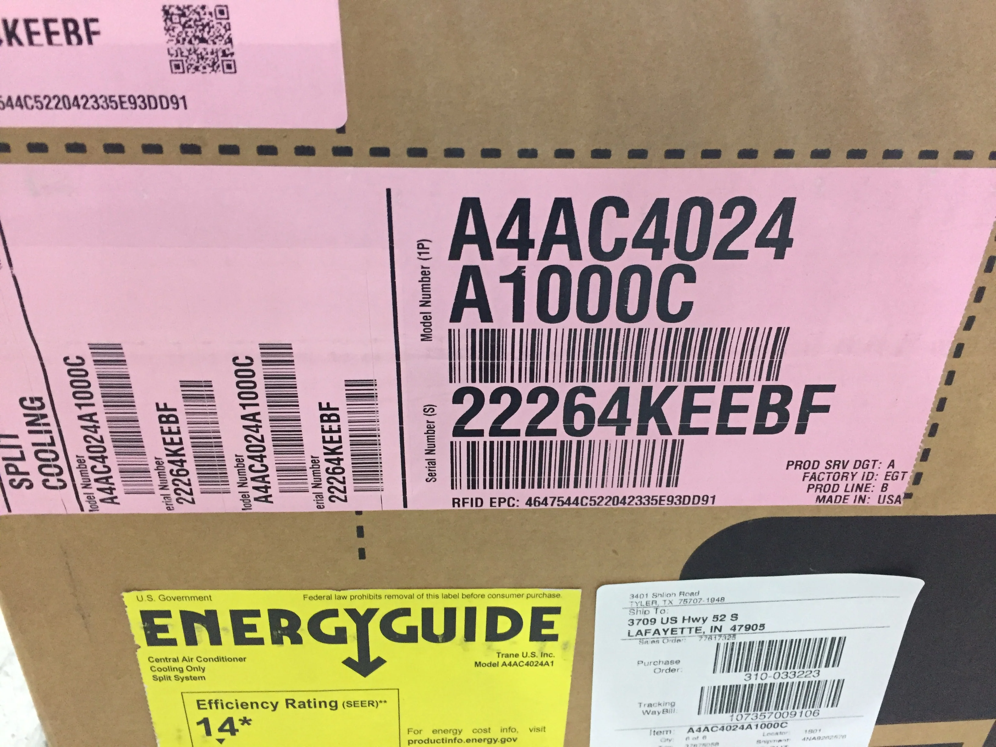 2 Ton Split-System Air Conditioner 208-230/60/1 R410A 14 Seer - Image 6