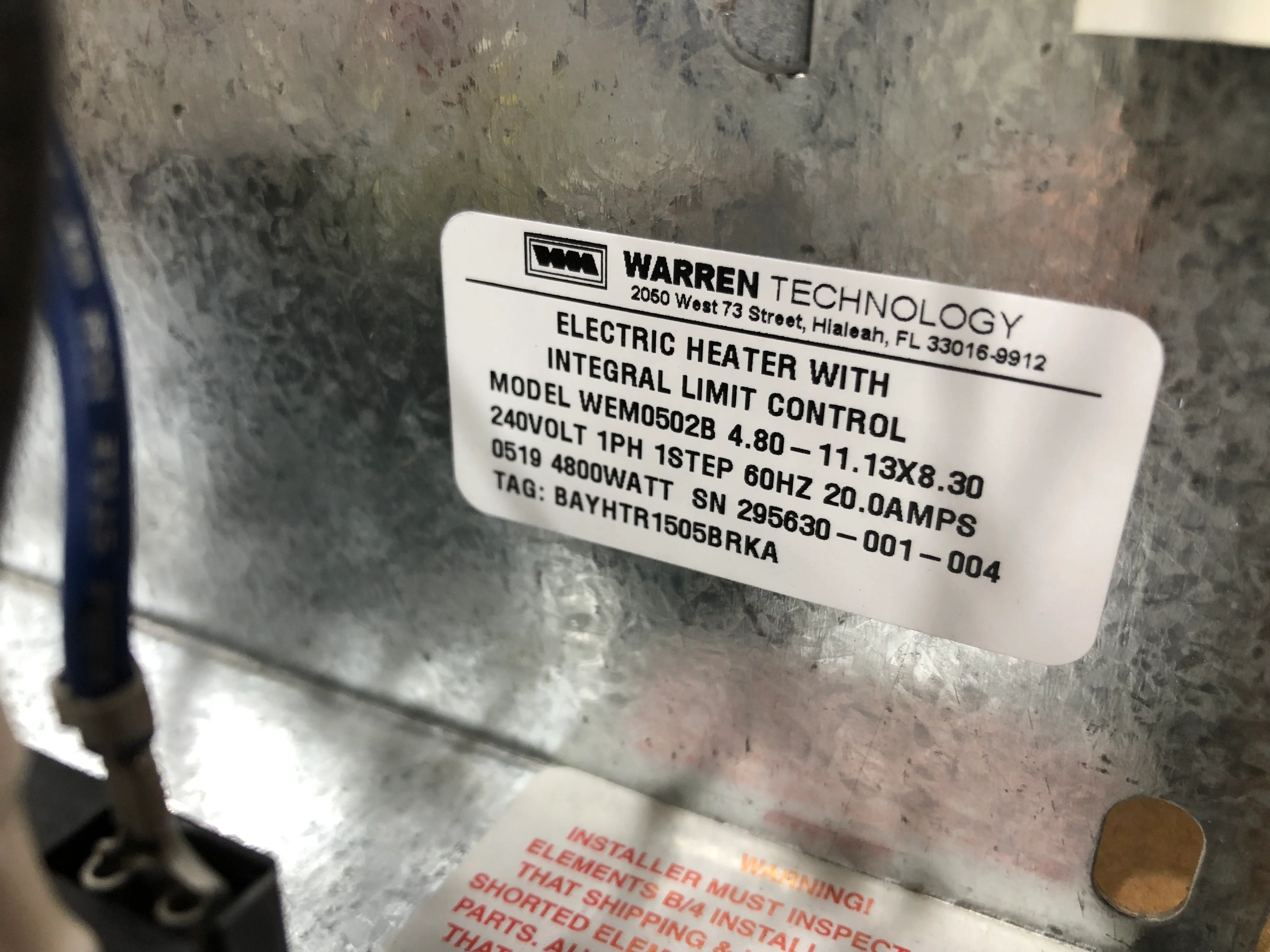 2 Ton SS Comm Compatible AC 16 SEER2, 2.5 Ton Multiposition Air Handler and 5 kW Electric Heat Kit - Image 6