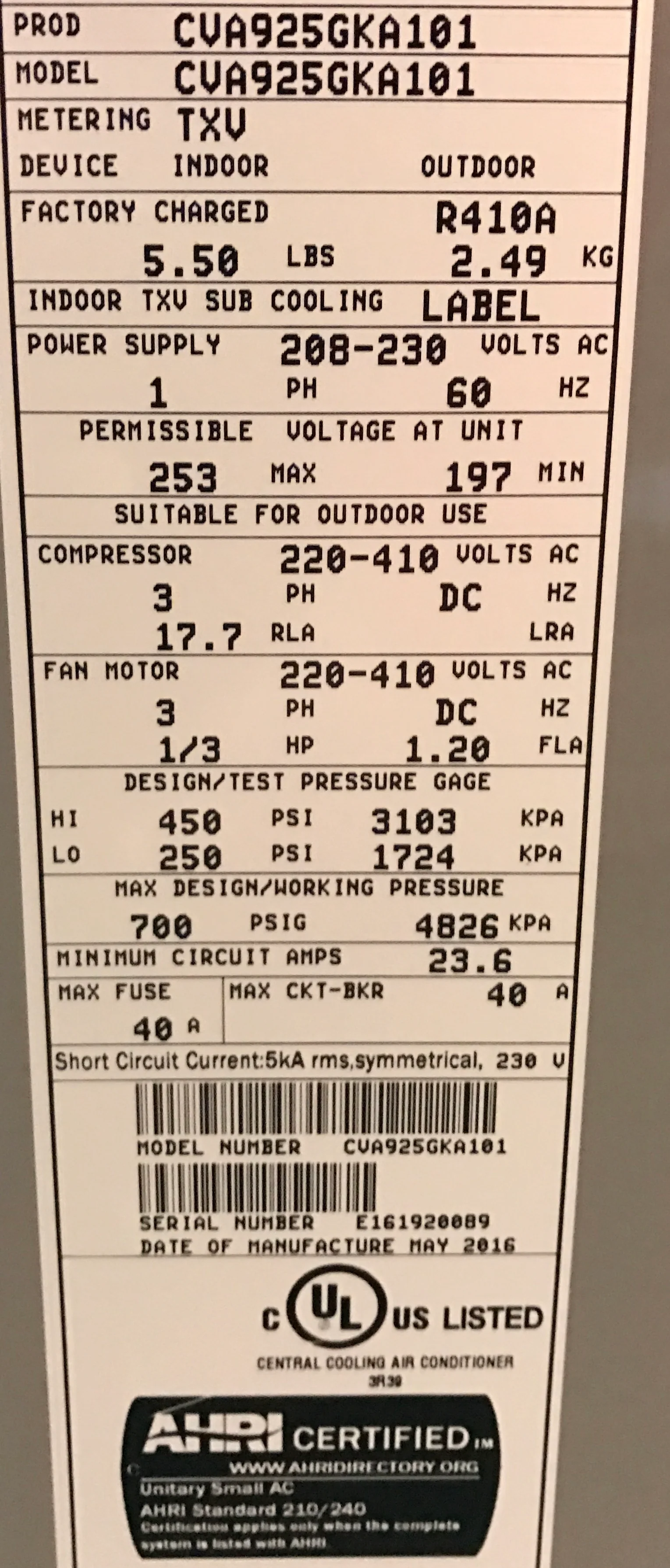 2 Ton 2 Stage Var Spd Split-System AC/W Observer Communicating Control System - Image 5
