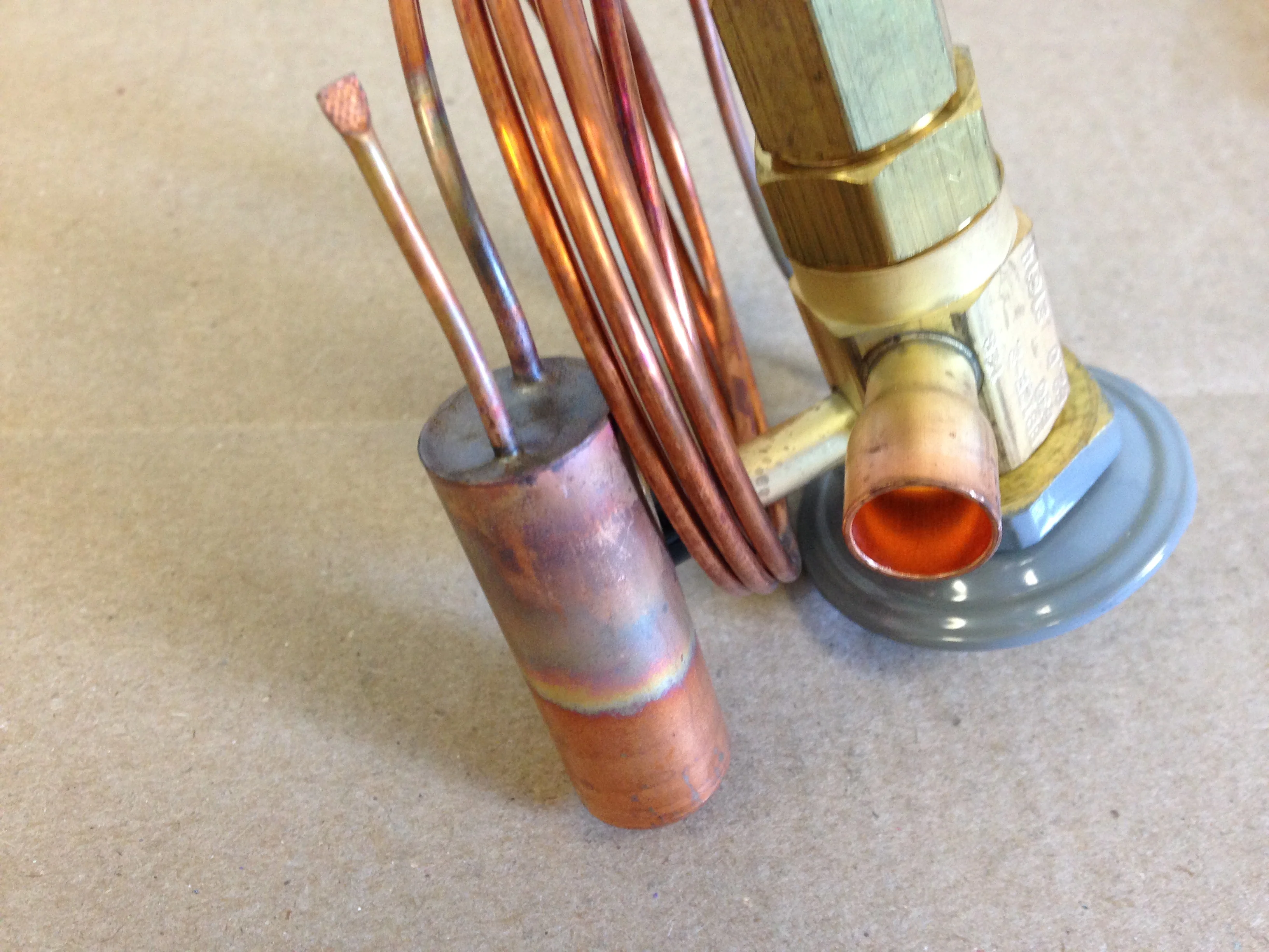 2 Ton Thermostatic Expansion Valve, 3/8 x 1/2" Sweat - Image 2
