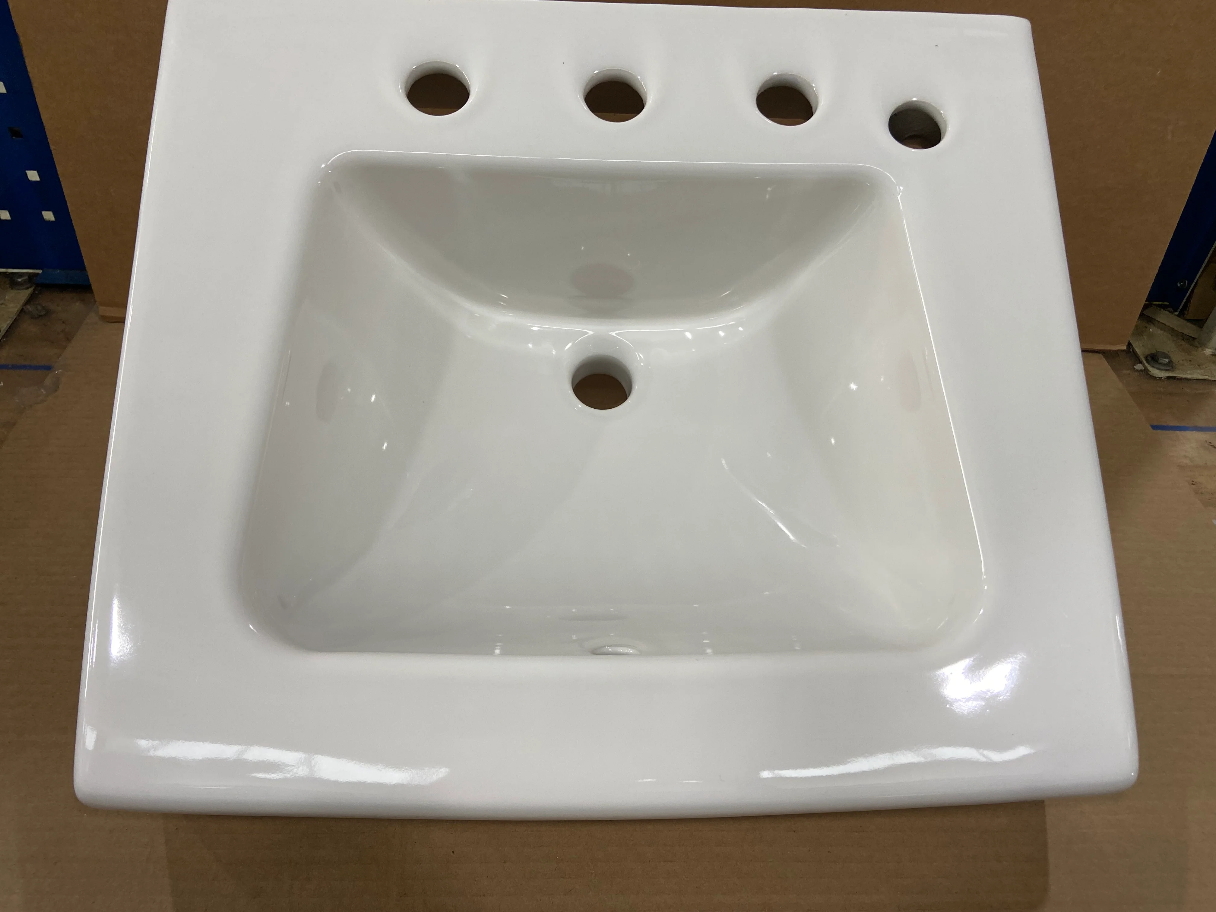 20" X 18" Roxalyn Wall Hung Bathroom Sink - Image 2