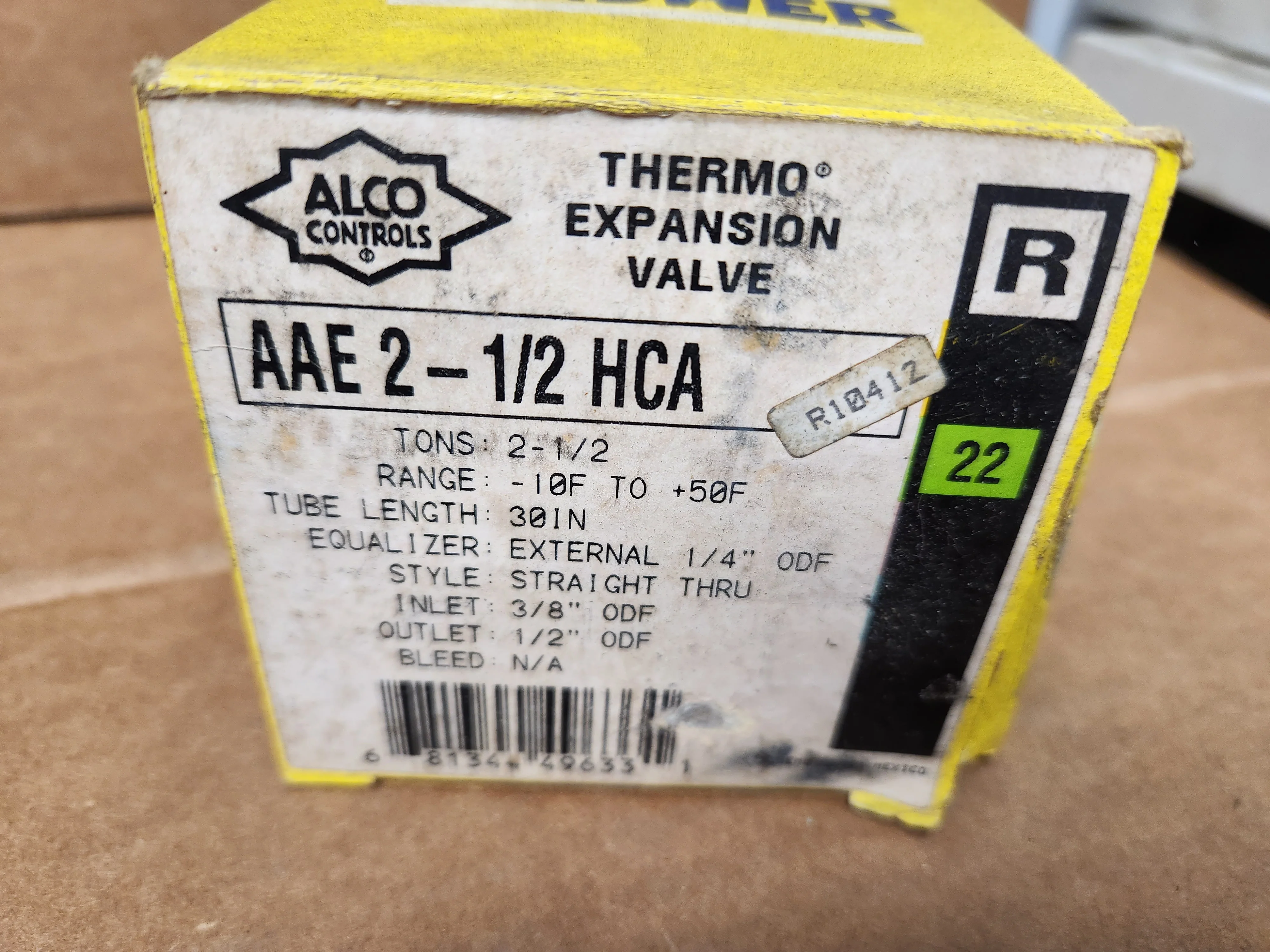 2-1/2 Ton Thermostatic Expansion Valve R22 - Image 3