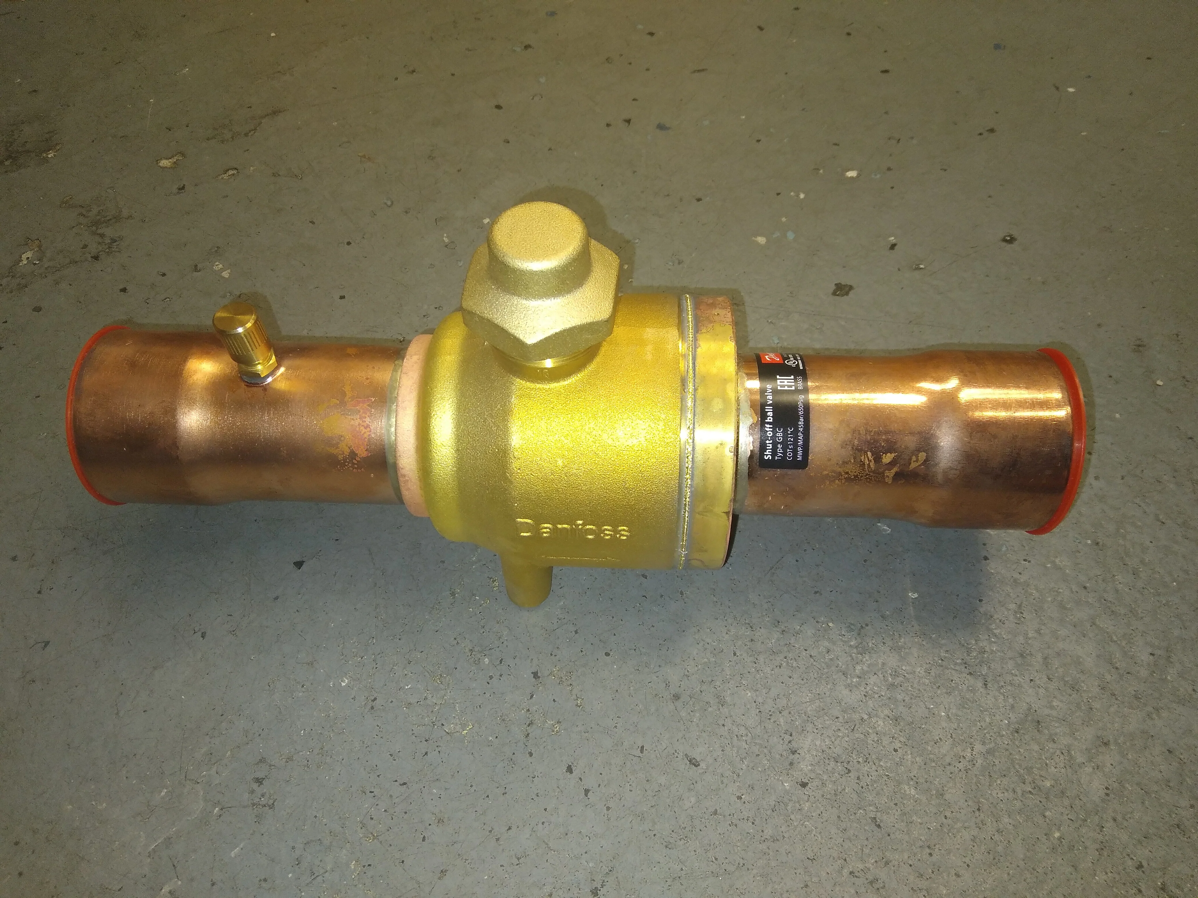 2-1/8 ODF Shutoff Ball Valve With Access Port - Image 7