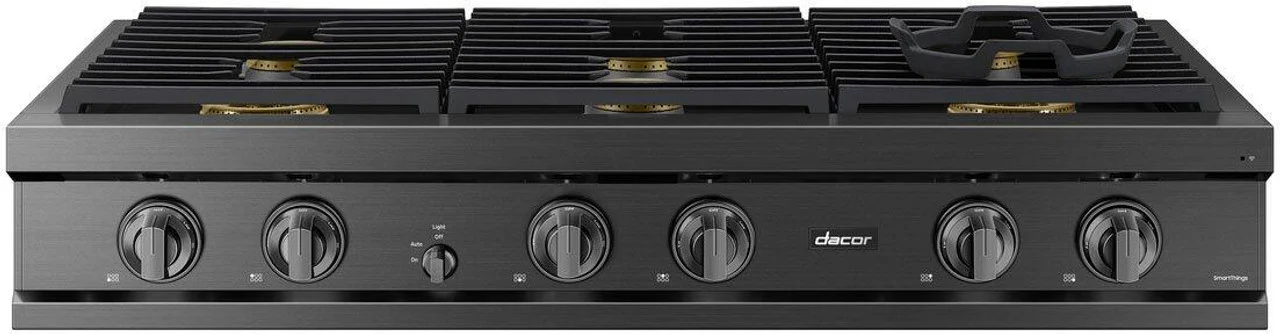 22,000 BTU Graphite Stainless Gas Rangetop Burner, 120 Volt