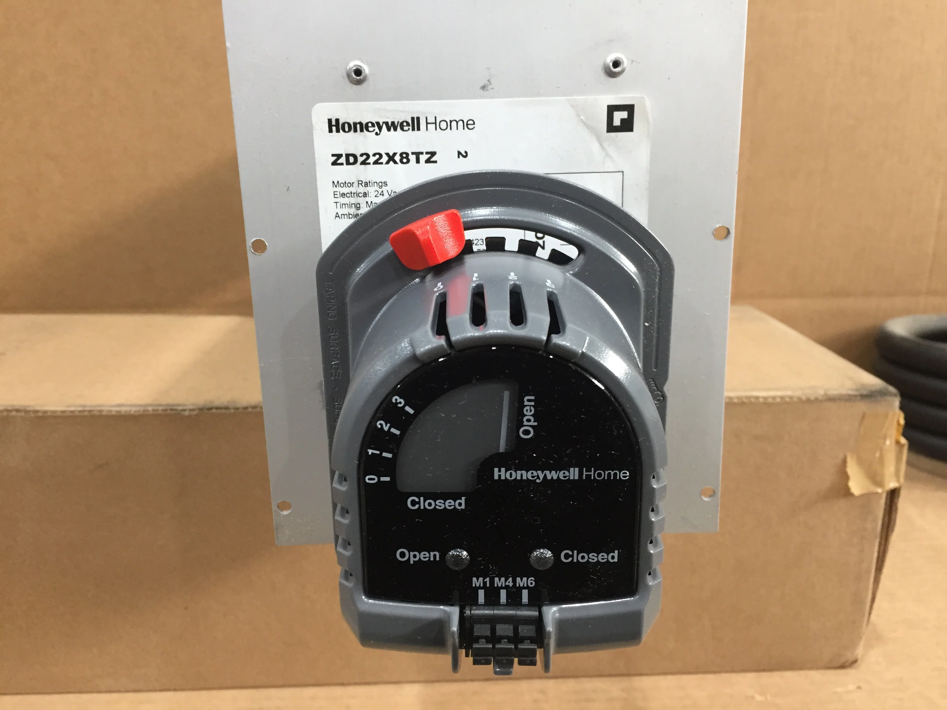 22" X 8" Truezone Damper Automatic Controlled Motorized 24 Volt Spring-Return Motor 24Vac/60Hz/8W - Image 6