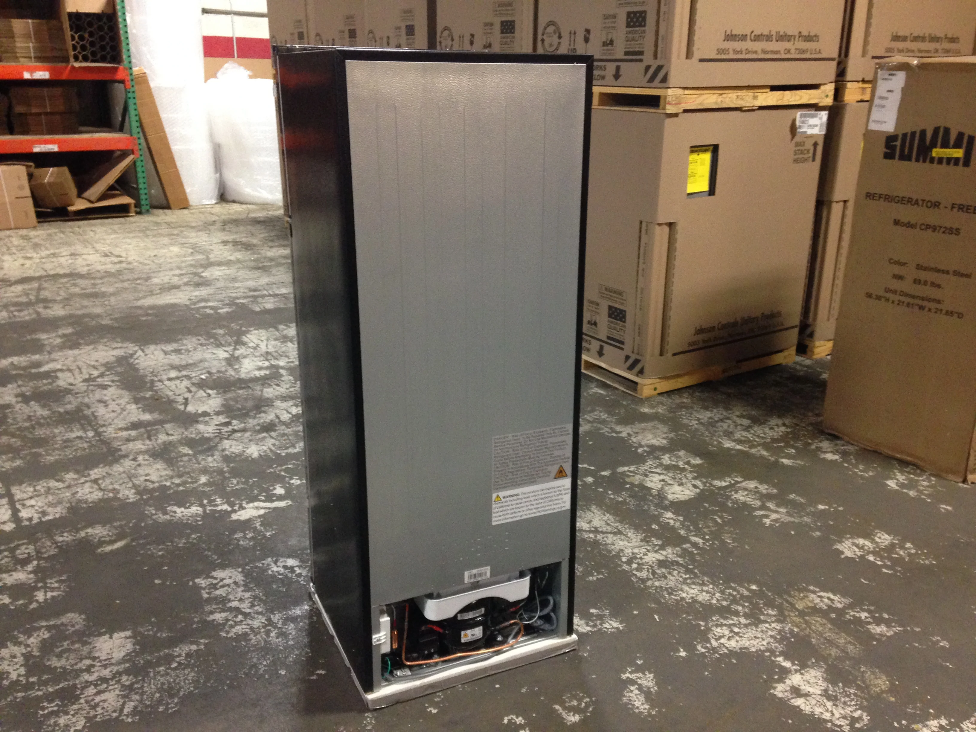 22" WIDE STAINLESS STEEL REFRIGERATOR-FREEZER, 115/60/1 - Image 3