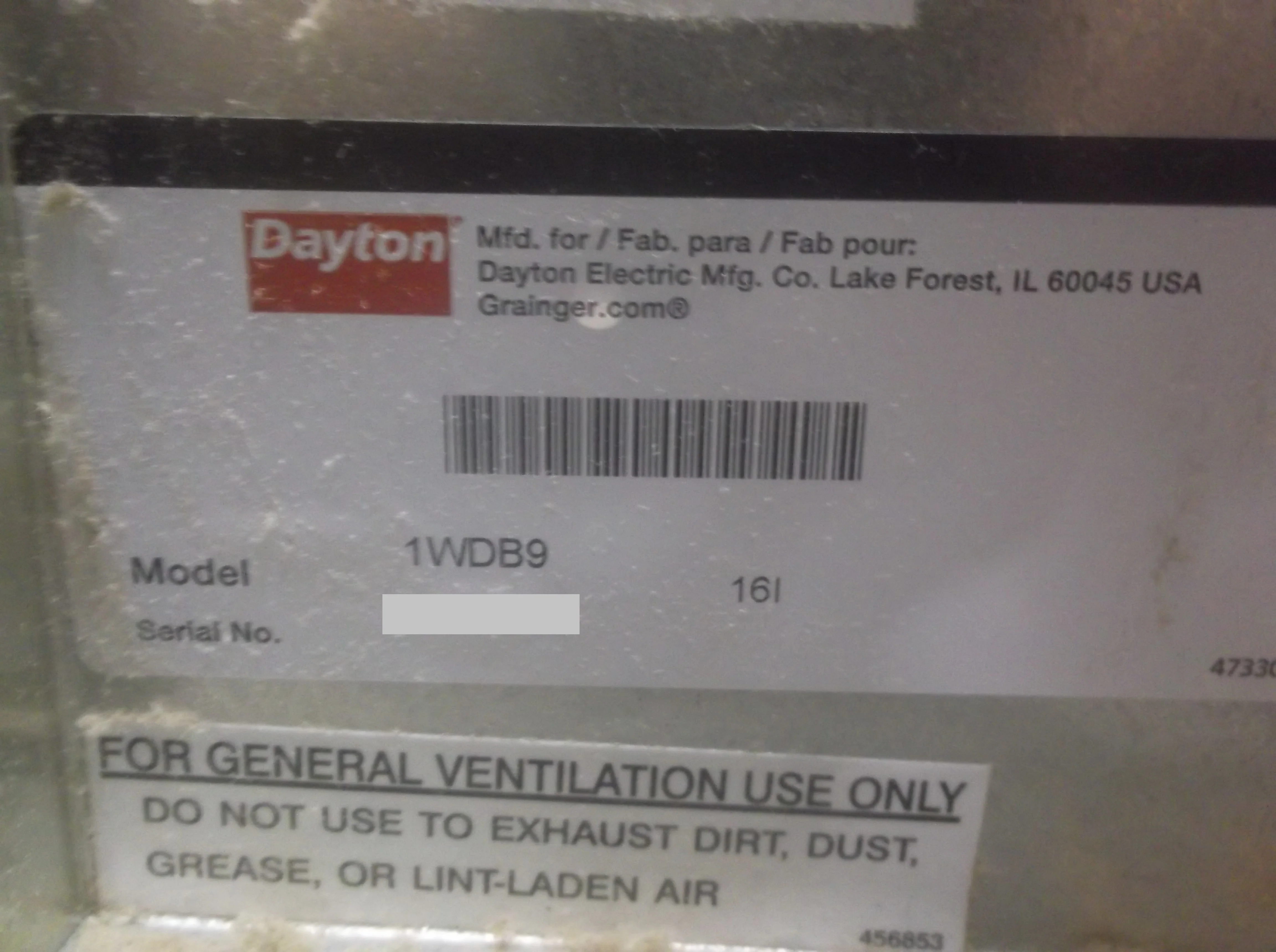 24" Exhaust Fan Belt Driven - Less Drive - Image 3