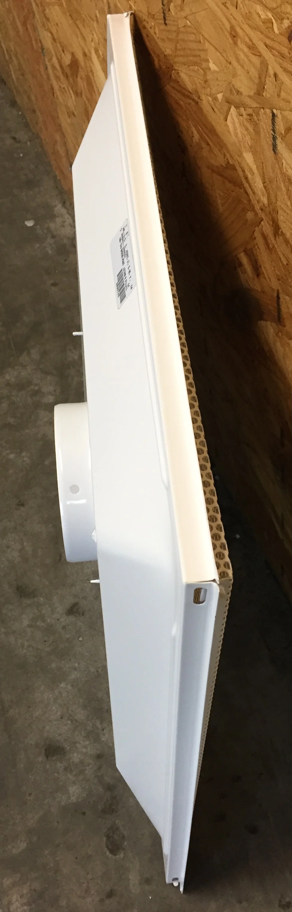 24" x 24" Perforated Diffuser PV Series Adjustable Curved Blade with 6" Neck - Image 9