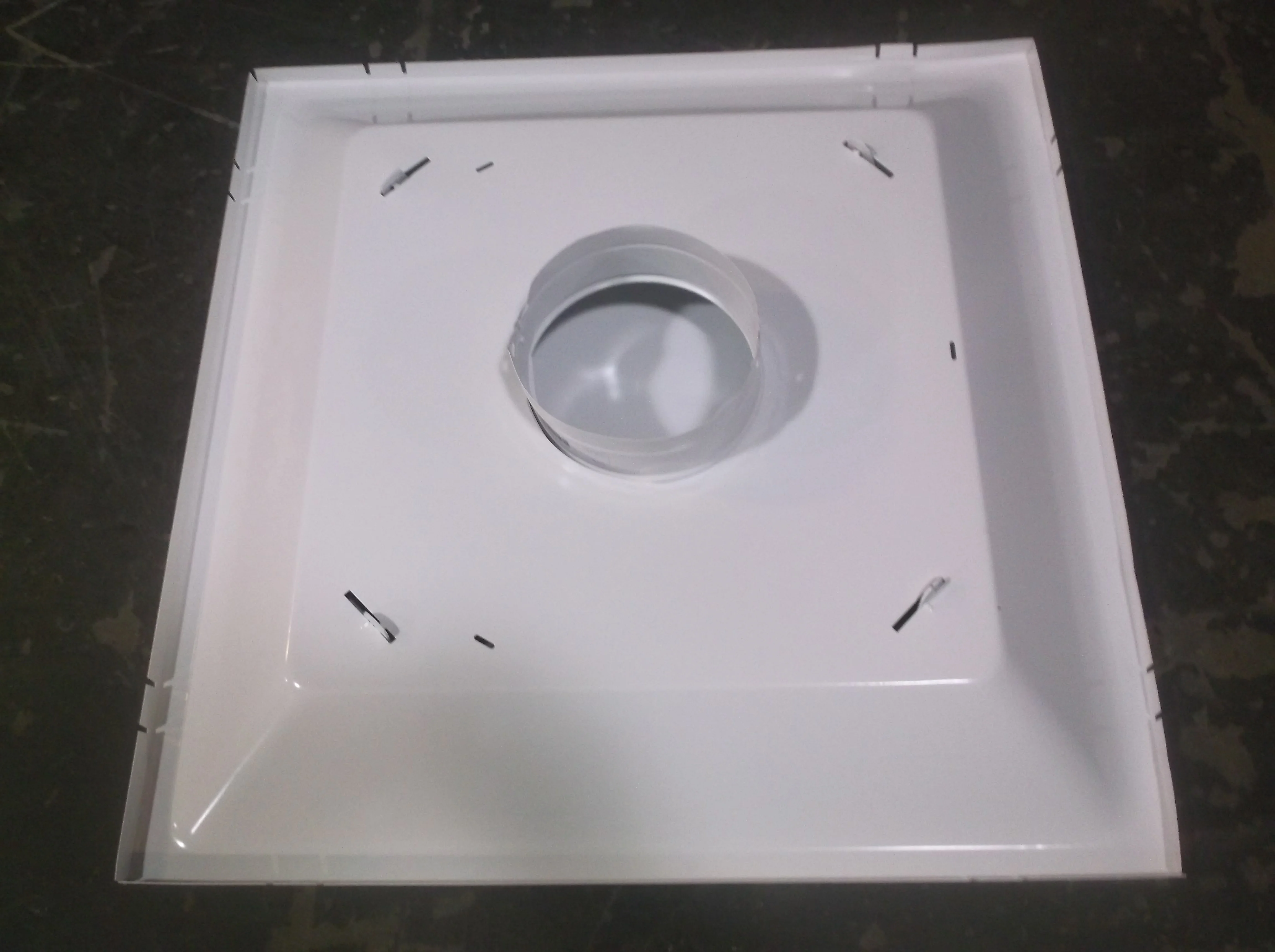 24" X 24" T-BAR CEILING DIFFUSER SQUARE PLAQUE - Image 2