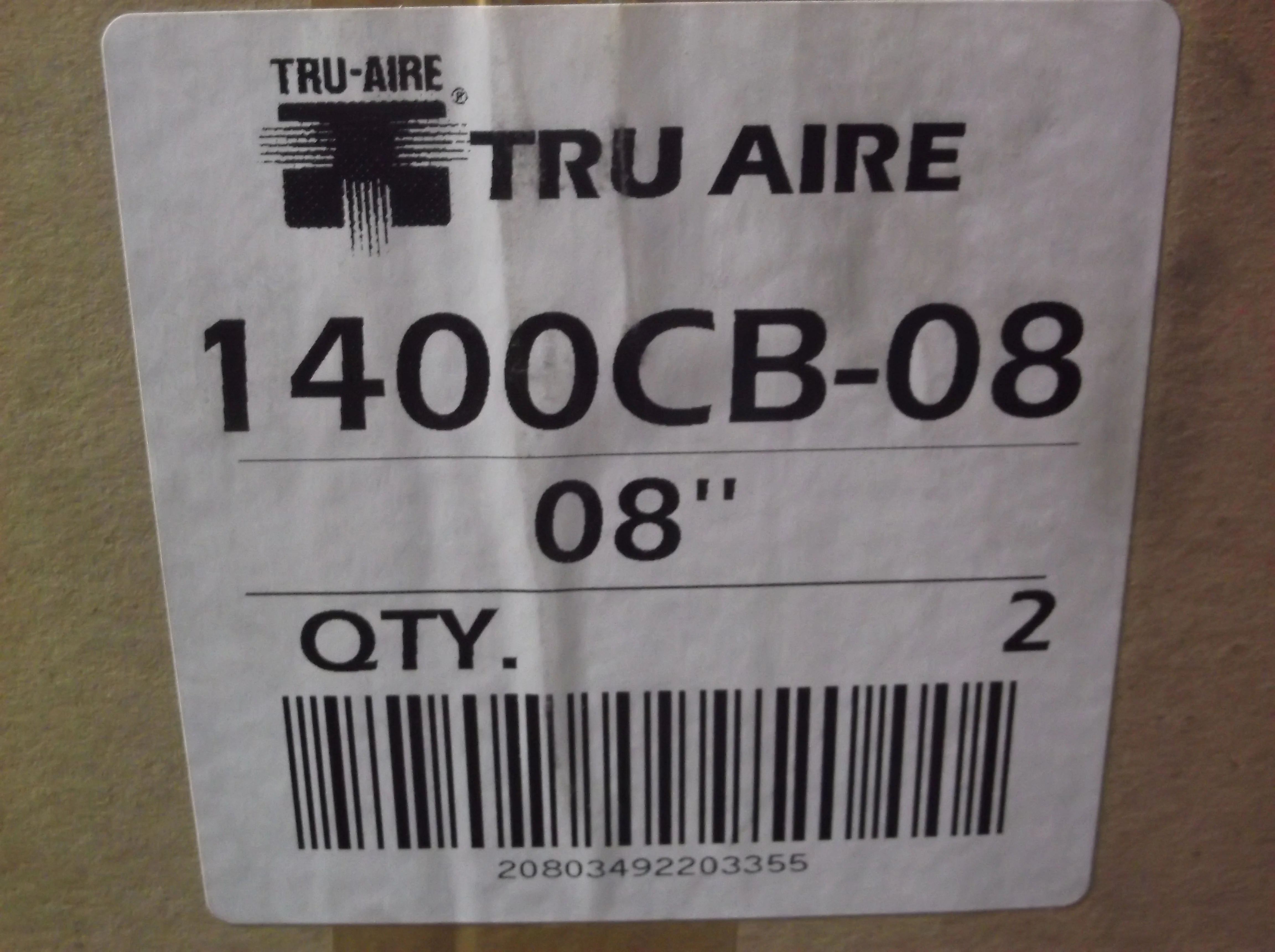 24" T-BAR PERFORATED SUPPLY DIFFUSER, CURVED BLADE 8" COLLAR - Image 3