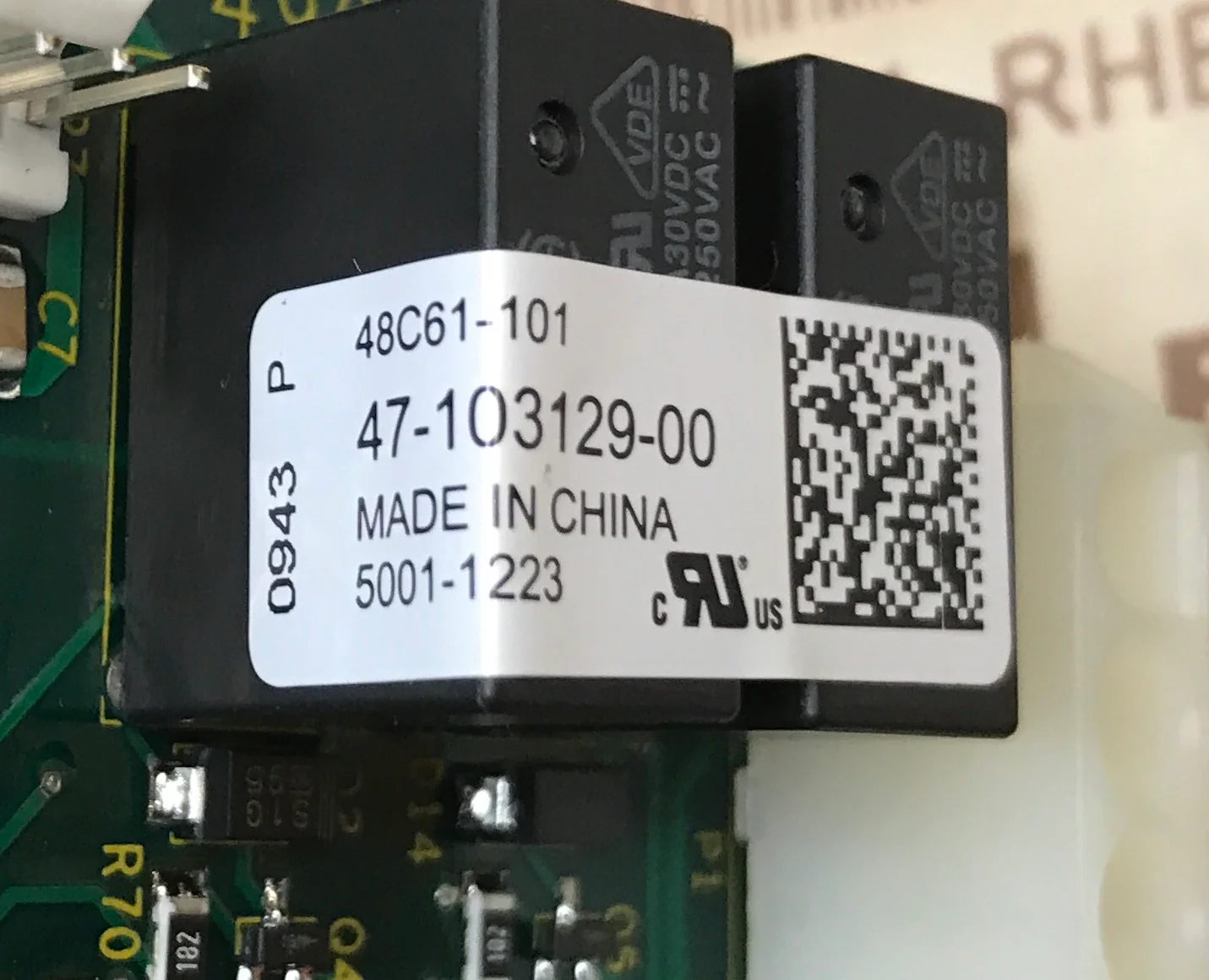 24 VAC ECM Motor Air Handler Control Board - Image 3