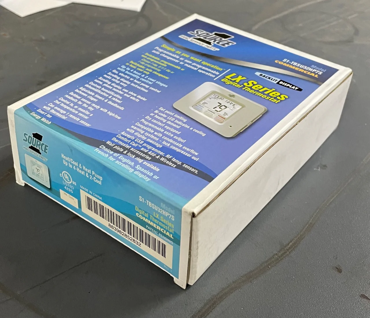 24 VAC LX Series 4 Heat/2 Cool Heat/Cool/Heat Pump Commercial Digital Thermostat w/Humidity Control - Image 4