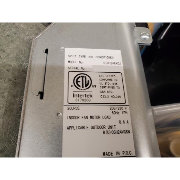 24,000 BTU Large Cassette Single-Zone Inverter Indoor Mini-Split Circular Flow Heat Pump - Image 4
