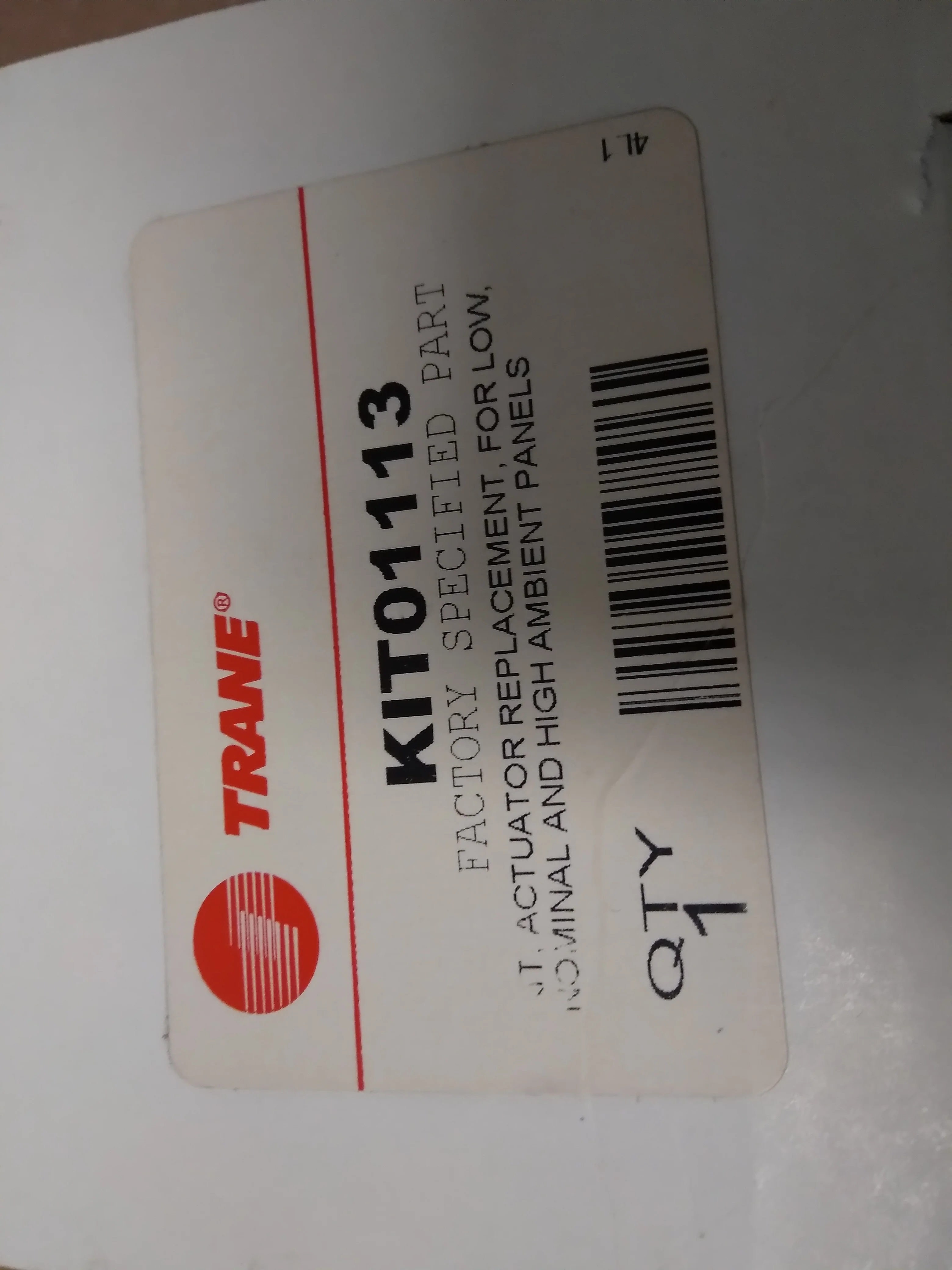24V Actuator Replacement Kit for Low, Nominal and High Ambient Panels - Image 4
