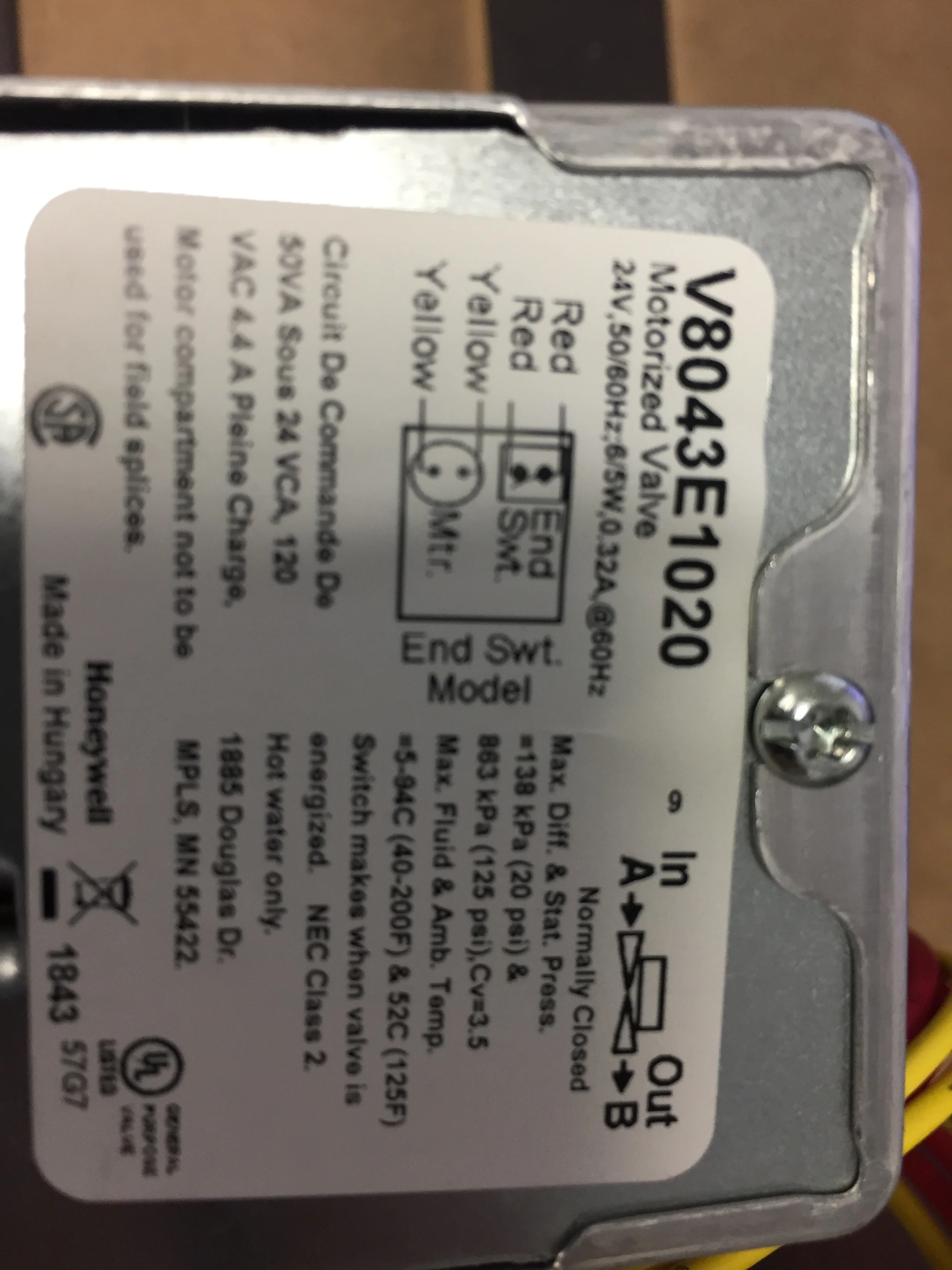 24V Motorized Zone Valve - Image 4