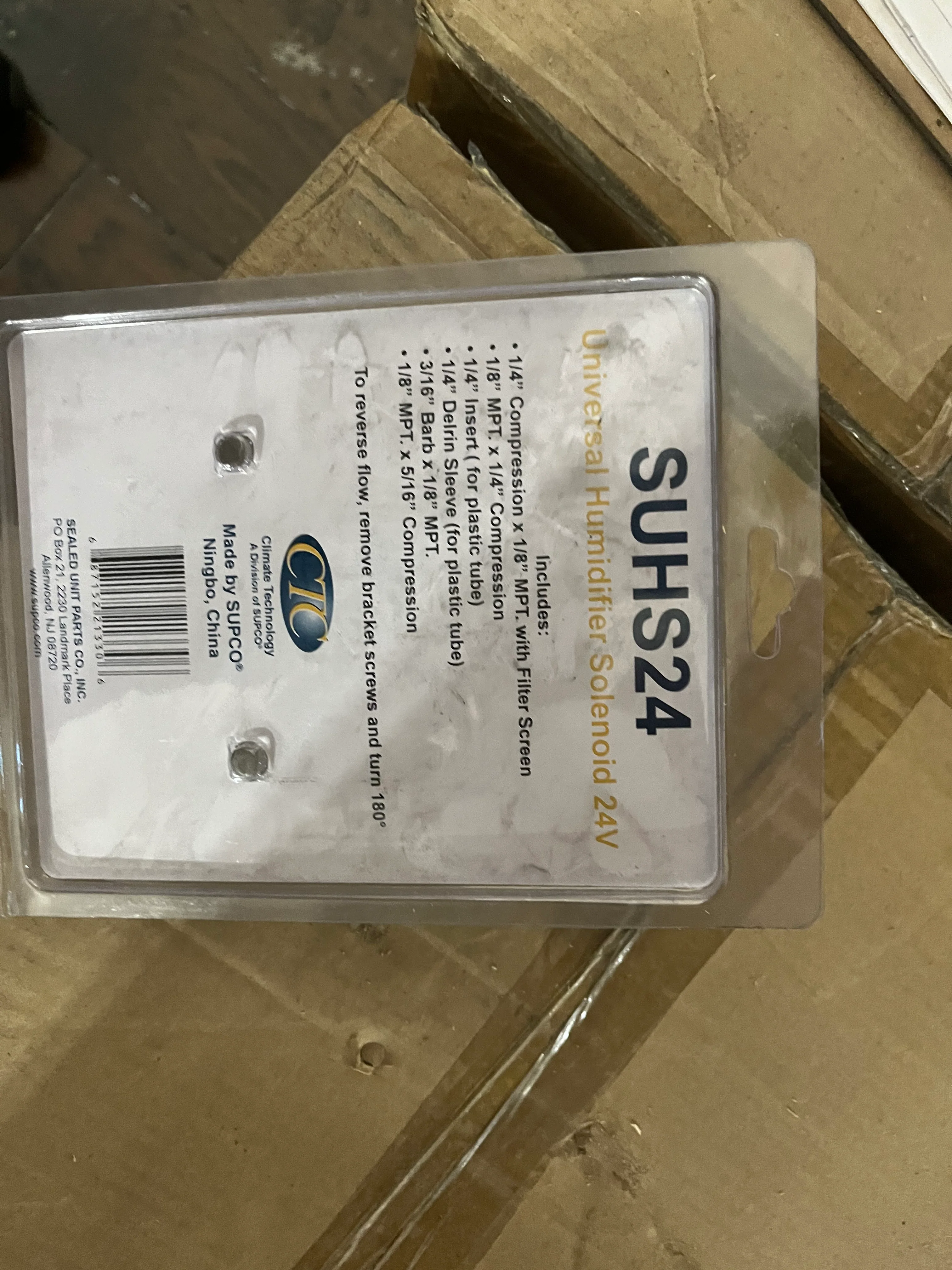 24V Universal Humidifier Solenoid - Image 2