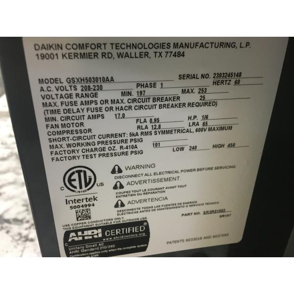 2.5 Ton 15 Seer Air Conditioner With 2.5 Ton Air Handler 208-230/60/1 - Image 4