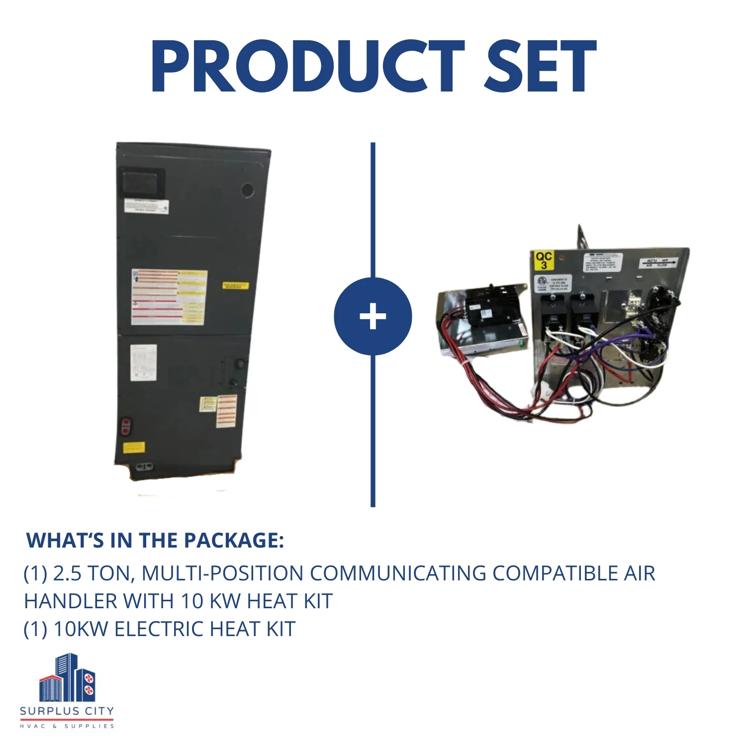 2.5 Ton Multiposition Variable Speed Communicating Compatible ECM Air Handler With 10 Kw Heat Kit, - Image 7