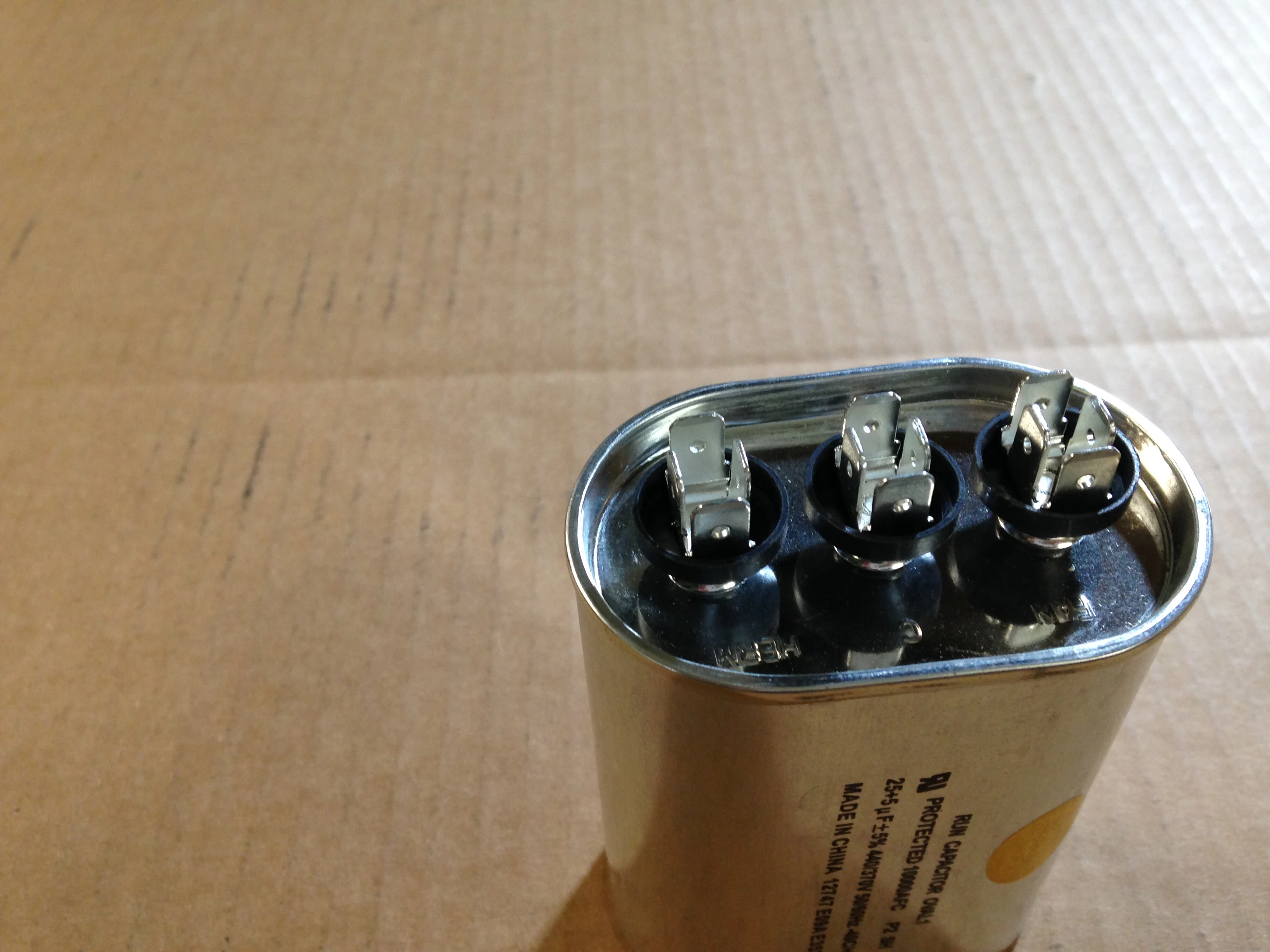 25+5UF x 440/370V Oval Dual Run Capacitor, 50-60 - Image 3