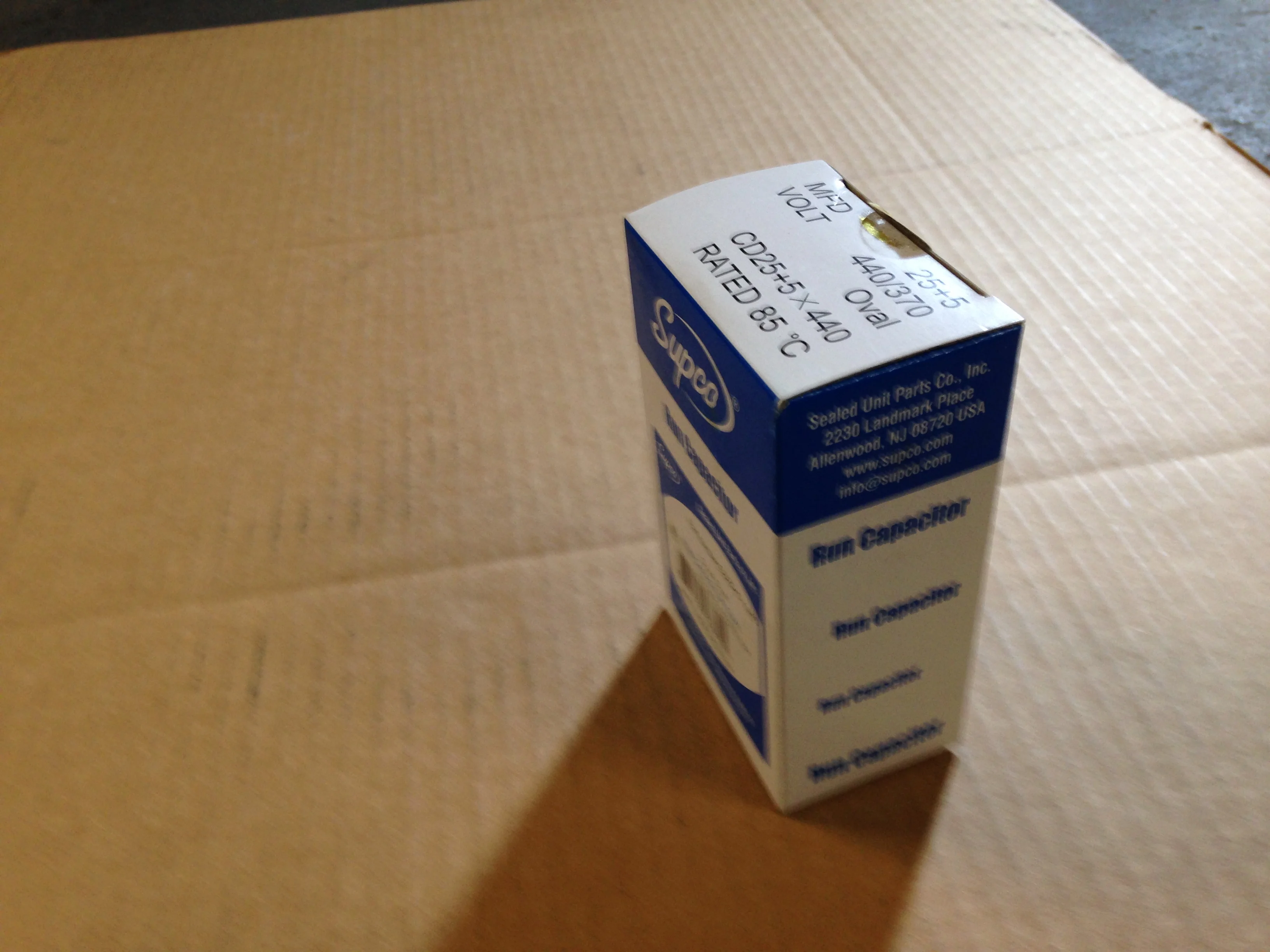 25+5UF x 440/370V Oval Dual Run Capacitor, 50-60 - Image 7