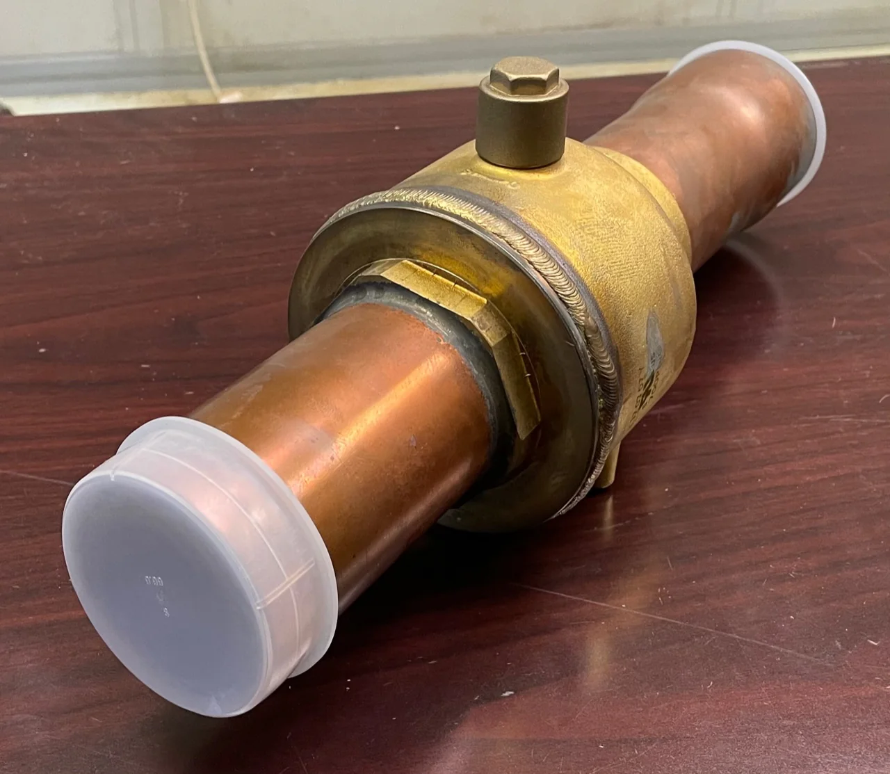 2-5/8 Sweat Saddle Ball Valve"