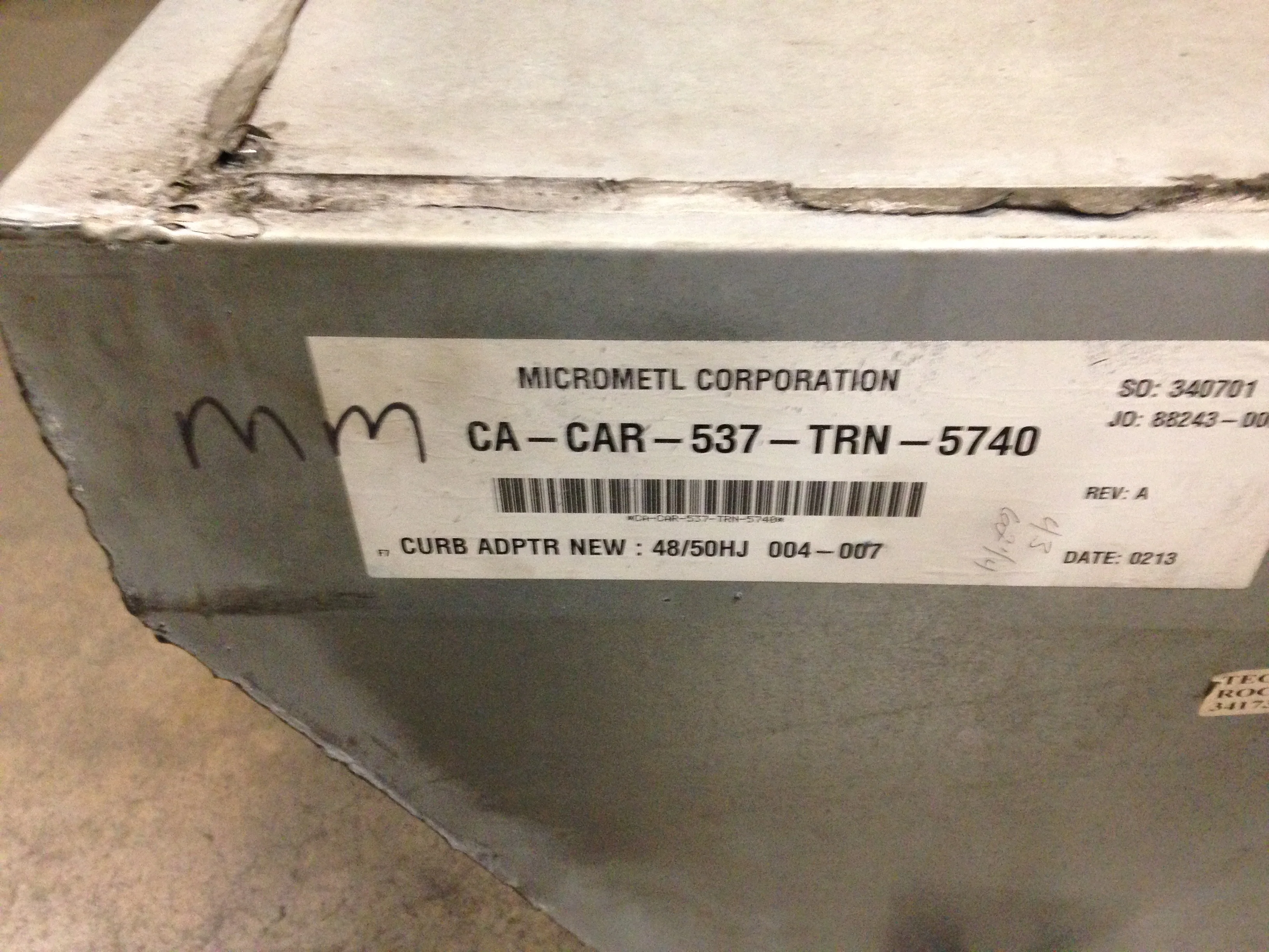 26" High Roof Curb Adapter - Image 4