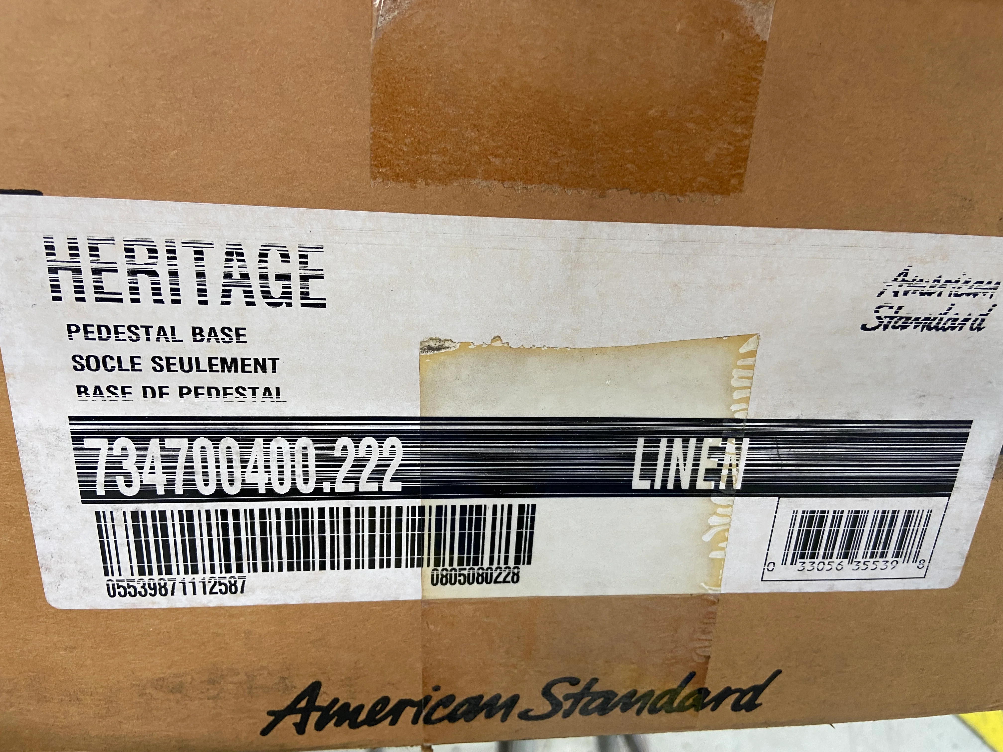 27 1/2" Heritage Pedestal Sink Base - Image 5