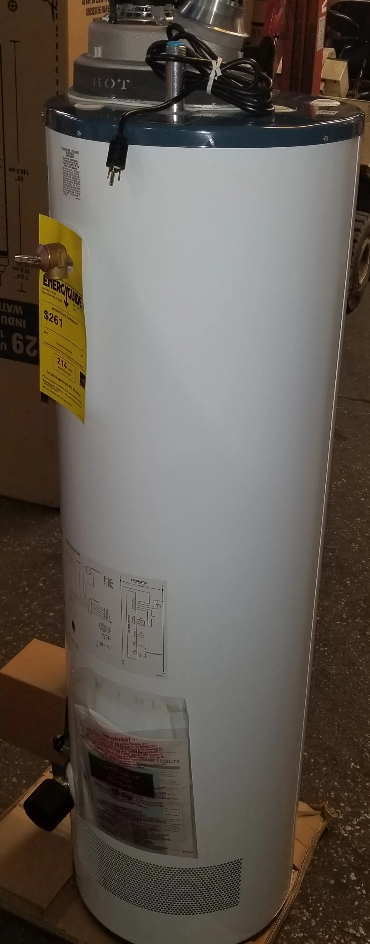 29 GAL. RESIDENTIAL NATURAL LOW NOx GAS WATER HEATER - Image 3