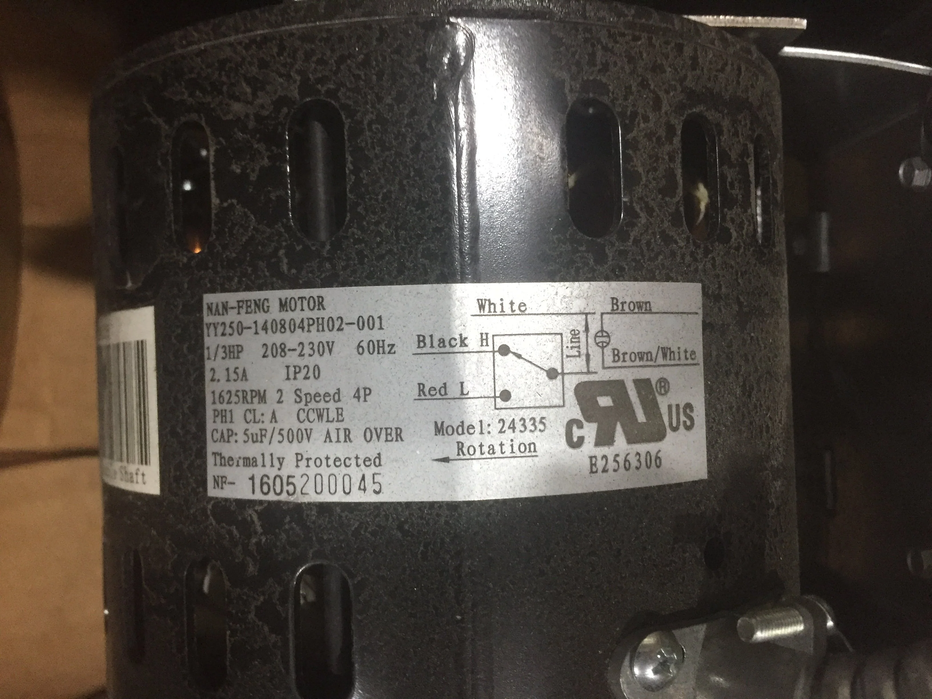 3.5 Ton AC/HP Horizontal Ceiling Mounted Fancoil With 5Kw Heat 208-230/60/1 - Image 5