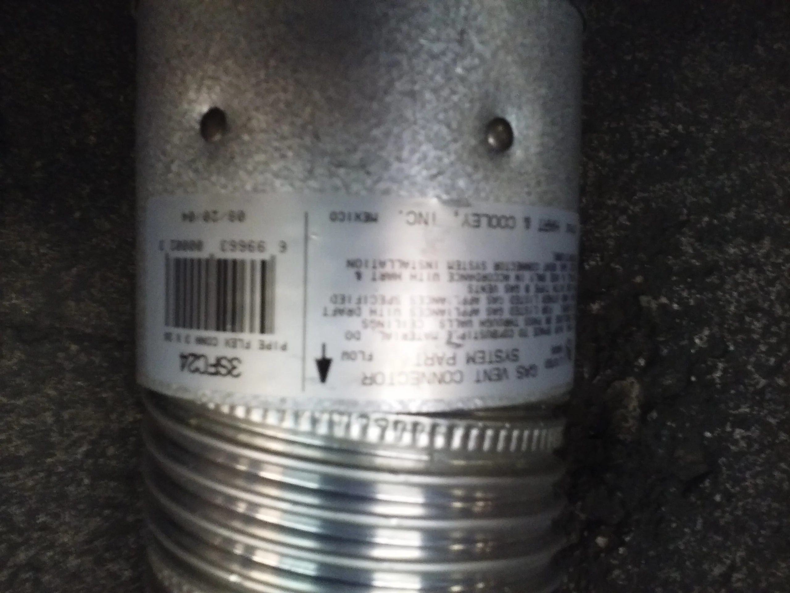 3" X 24" B-VENT SINGLEWALL GAS CONNECTOR - Image 4