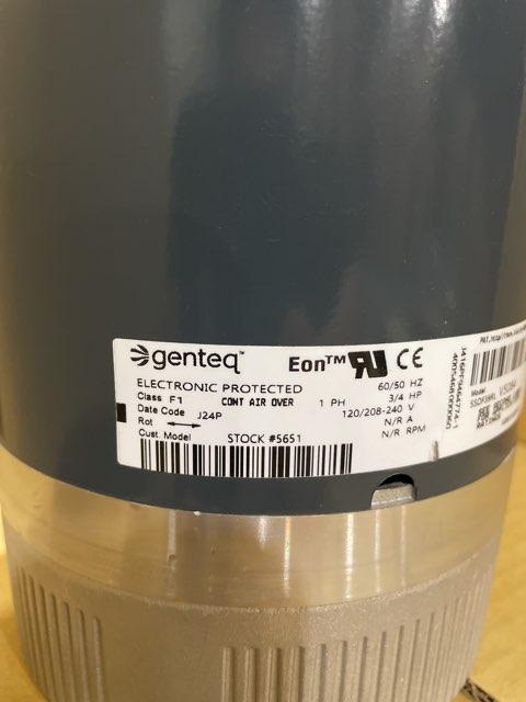 3/4 HP ECM Blower Motor 120/240/50-60/1 - Image 3