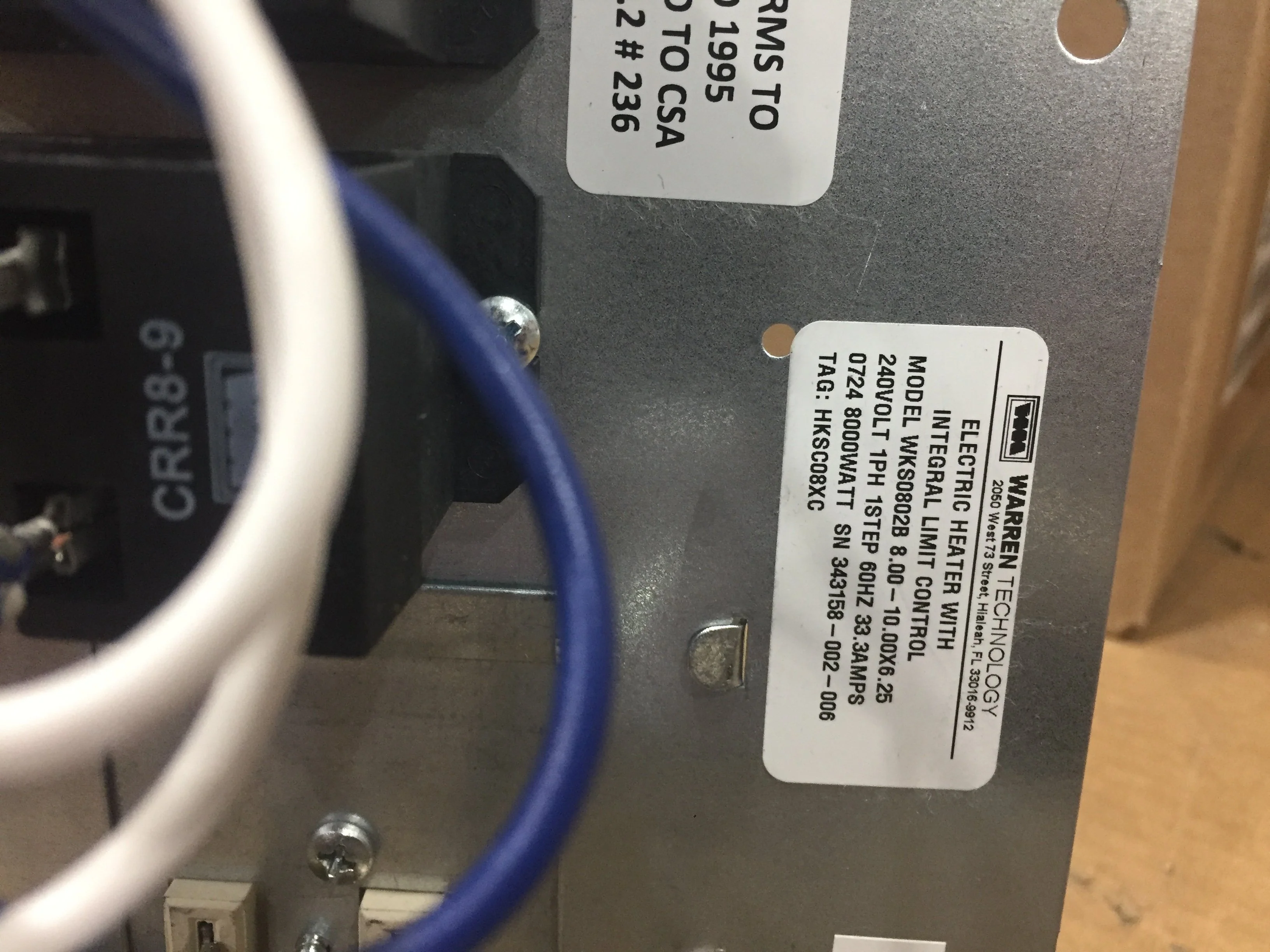 3.5 Ton 1-Stg SS AC R-410A 13.4 SEER2 and 4 Ton Multi Comm Compatible Air Handler with 8 kW Heat Kit - Image 5