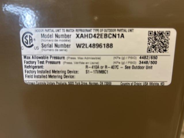 3.5 Ton AC/HP Horizontal Cased A Coil, R410A CFM 1400 - Image 3
