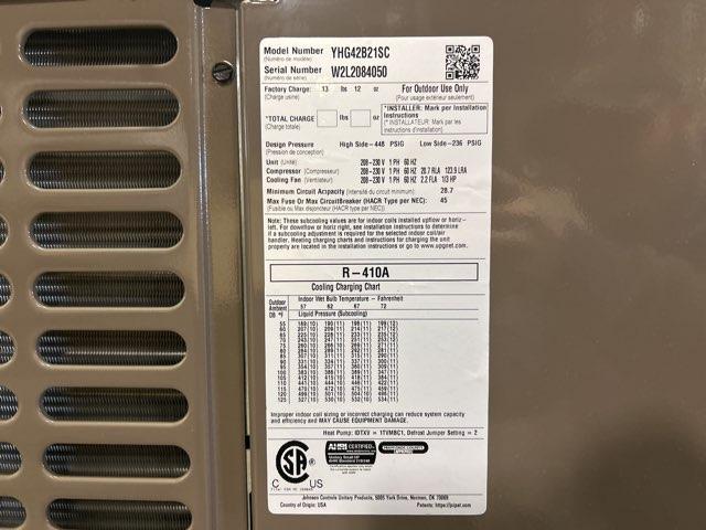 3.5 Ton LX Series Split-System Heat Pump; 16 SEER, 208-230/60/1, R-410A - Image 10
