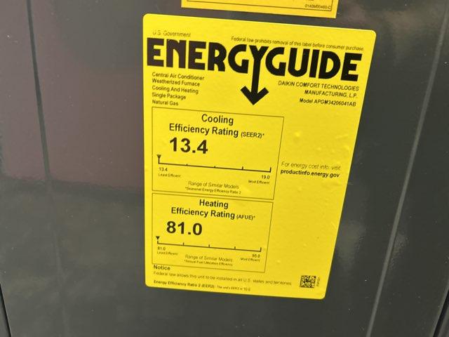 3.5 Ton Single-Stage Convertible Natural Gas/Electric Packaged Unit, 13.4 SEER2, 208-230/60/1, R410A - Image 5