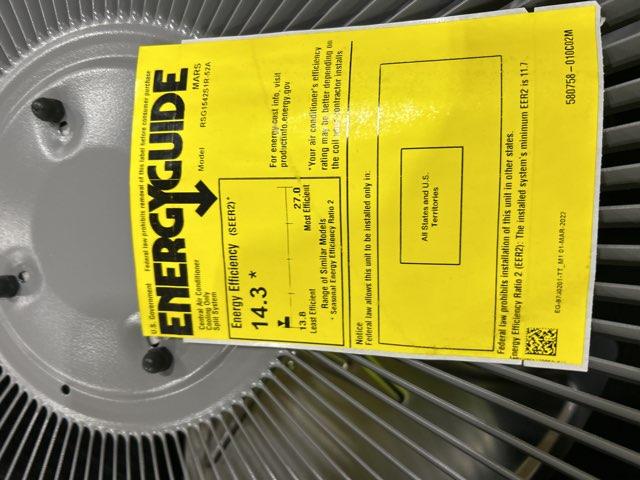 3.5 Ton Single-Stage Split-System Air Conditioner 208-230/60/1 R410A 14.3 SEER2 - Image 3