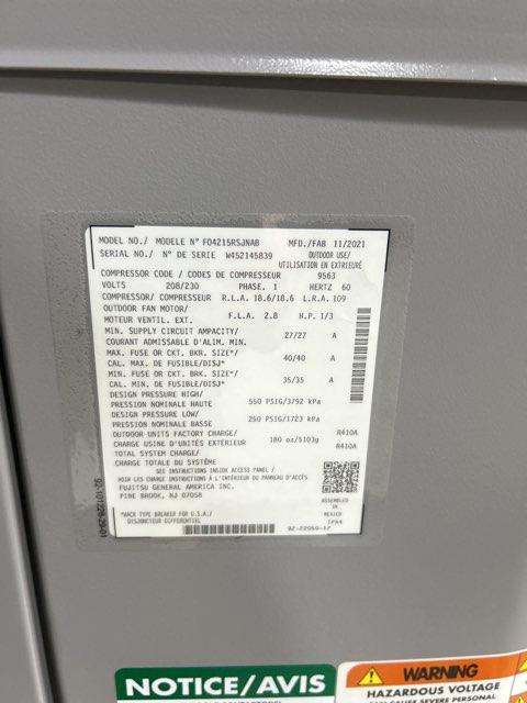 3.5 Ton Split-System Heat Pump; 208-230/60/1, R410A, 15 SEER - Image 2