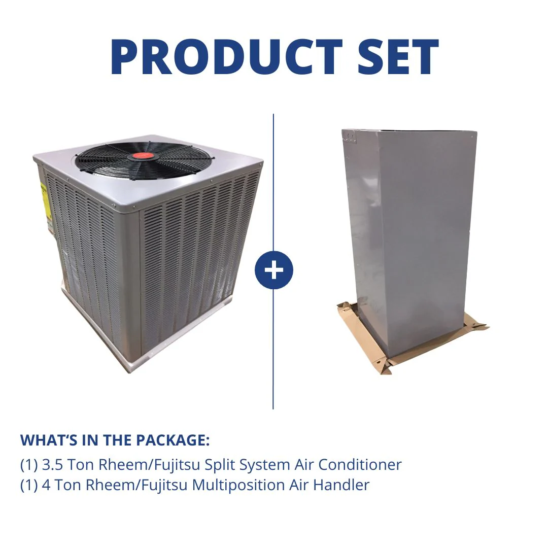 3.5 Ton SS AC R-410A 16 Seer and 4 Ton Multi Position Air Handler