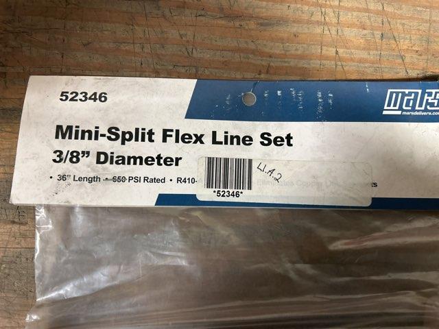 3/8" X 36" Mini Split Flexible Line Set - Image 2