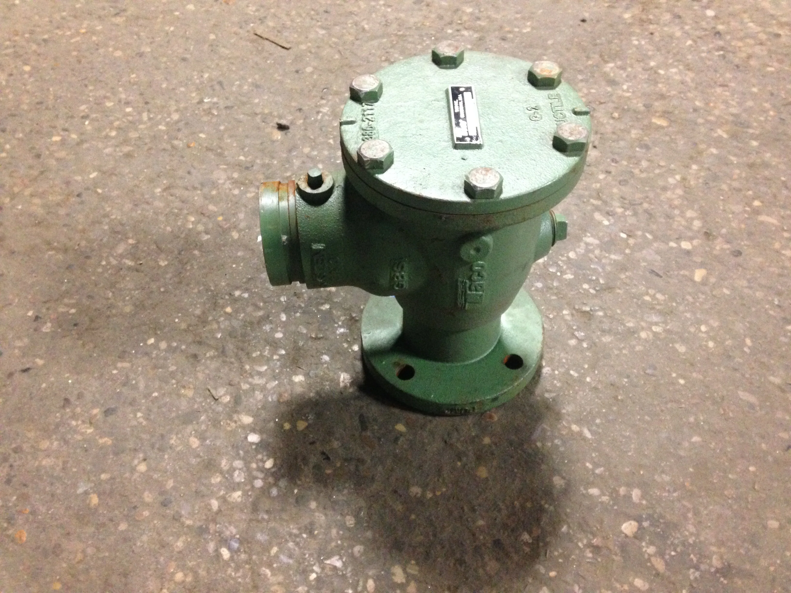 3" X 3" Ductile Iron Grooved By Flanged Units Suction Diffuser Rear Strainer Pullout