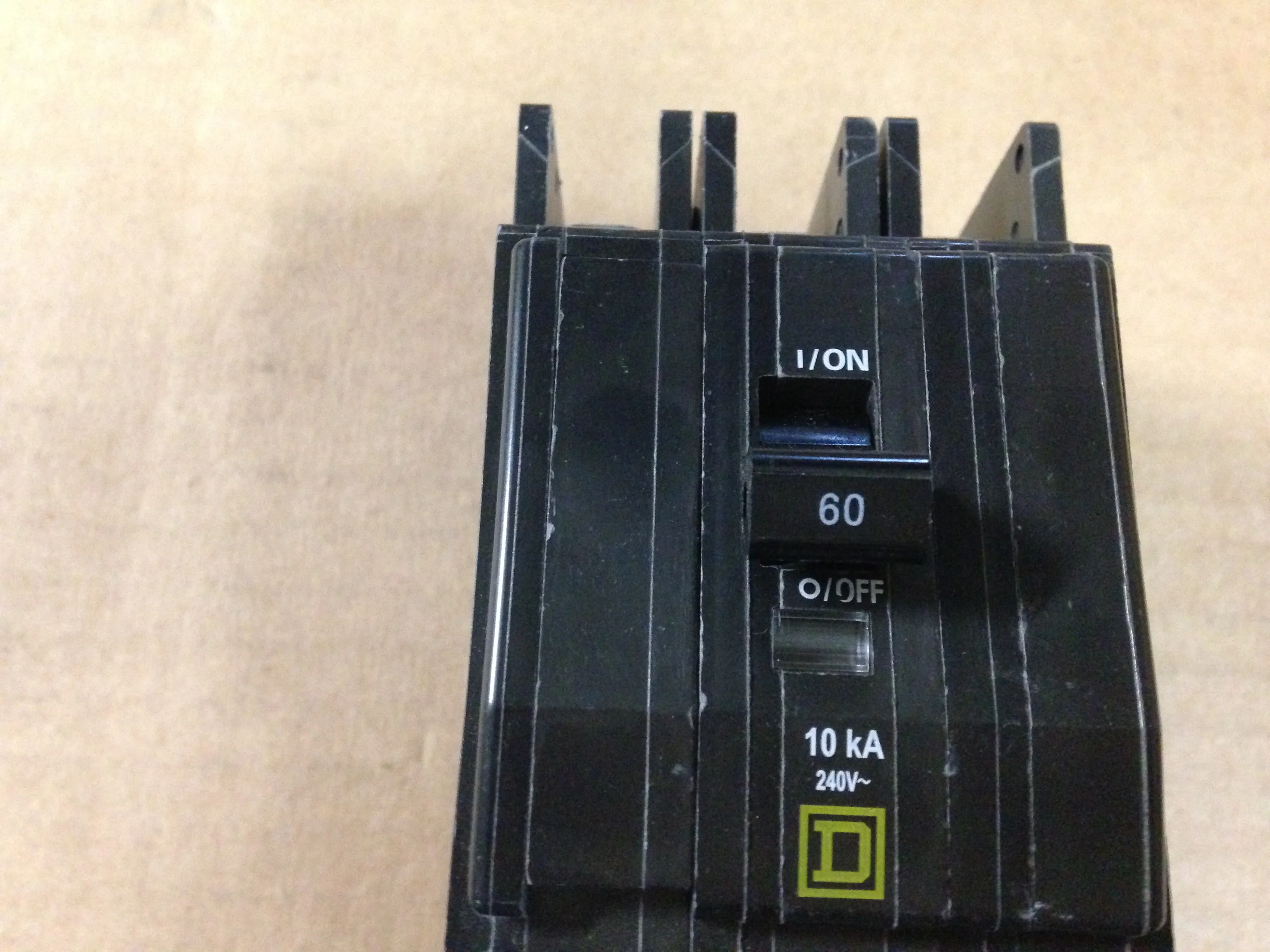 3 Pole 60 Amp Circuit Breaker, 240V - Image 3